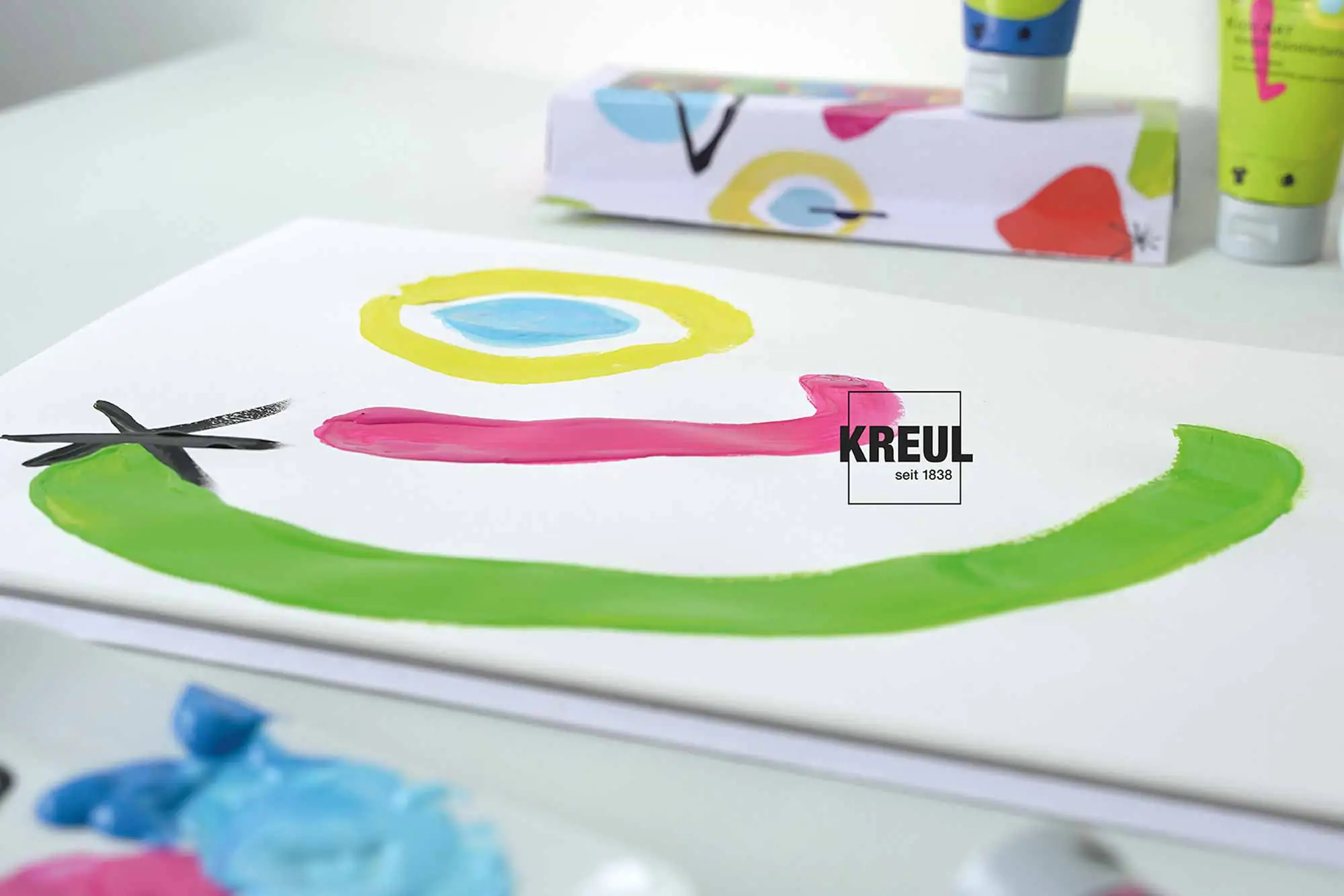 Kreul Kids Art Kinder-Künstlerfarbe weiß Tube 75 ml