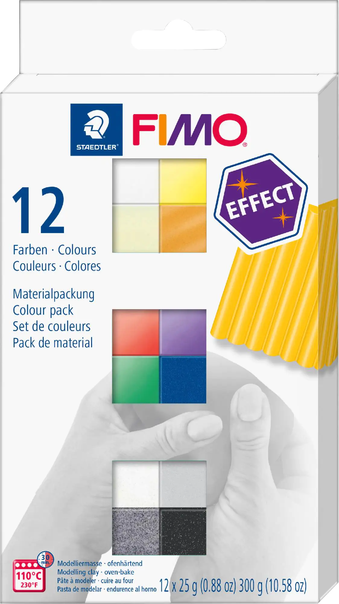 FIMO effect Colour Pack 12 x 25 g 12 Farben