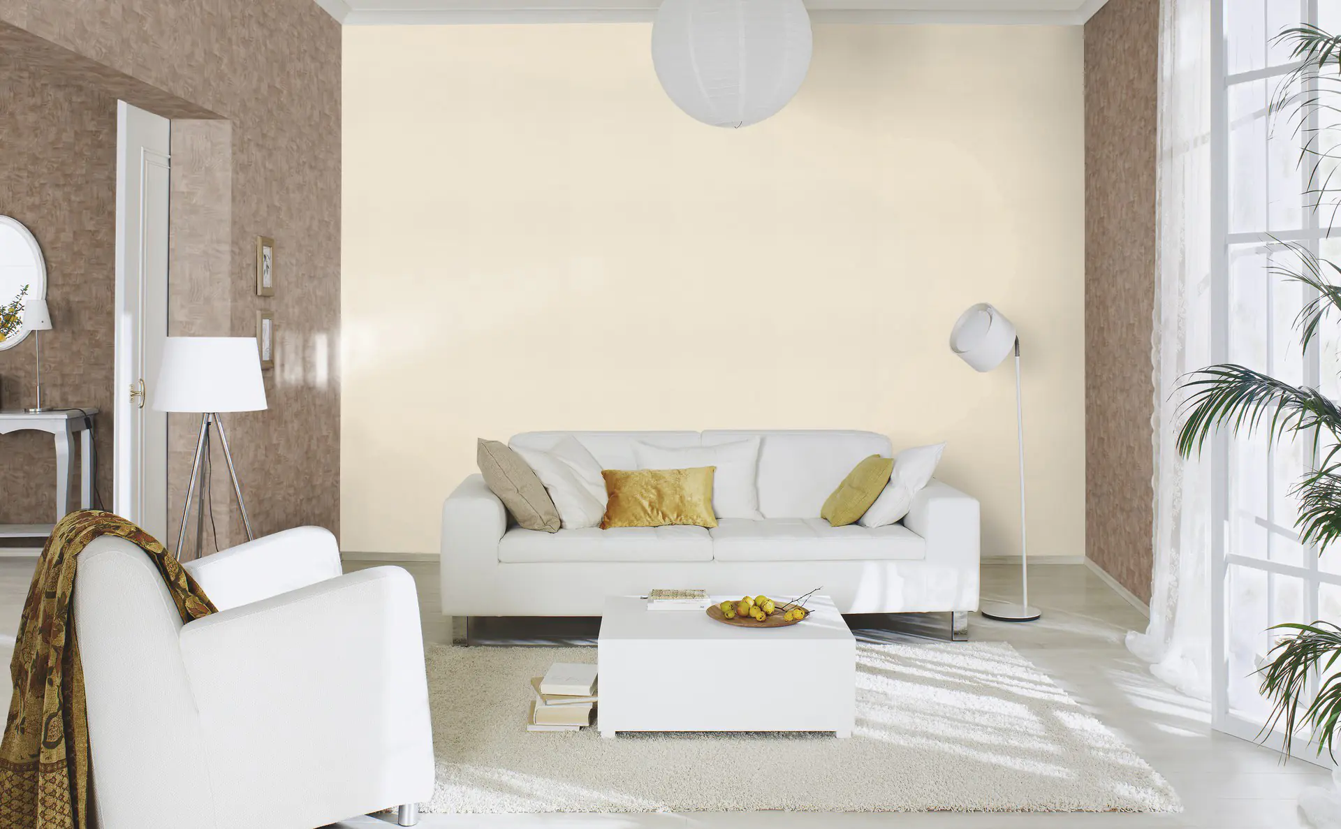Rasch Vliestapete 752625 Beige-Hellbeige Uni 10,05 m x 0,53 m