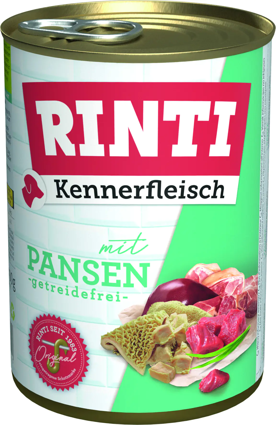 Rinti Kennerfleisch Hundenassfutter Adult 400 g Pansen bei Kartonabnahme Rinti Kennerfleisch Hundenassfutter Adult 400 g Pansen bei Kartonabnahme