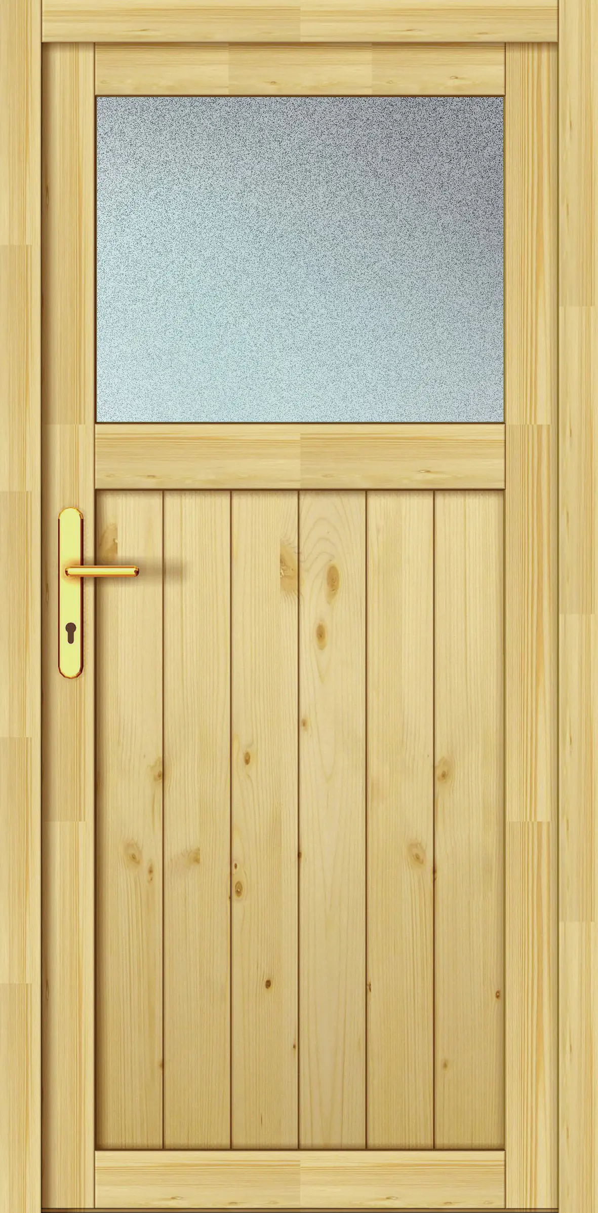 Panto Nebeneingangstür Holz 501 88 x 198 cm DIN links