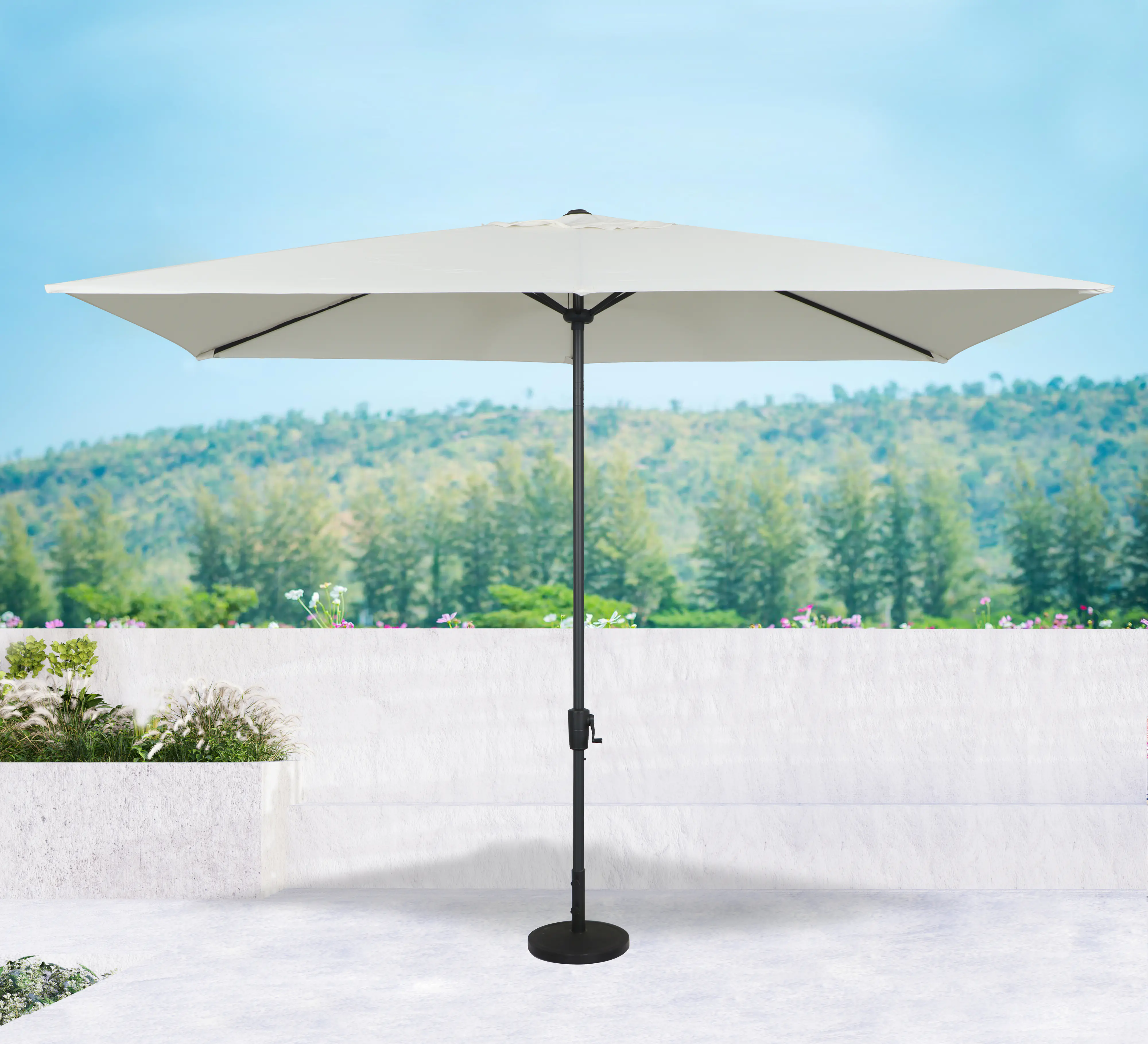 TrendLine Sonnenschirm Lagos creme 200 x 300 cm 