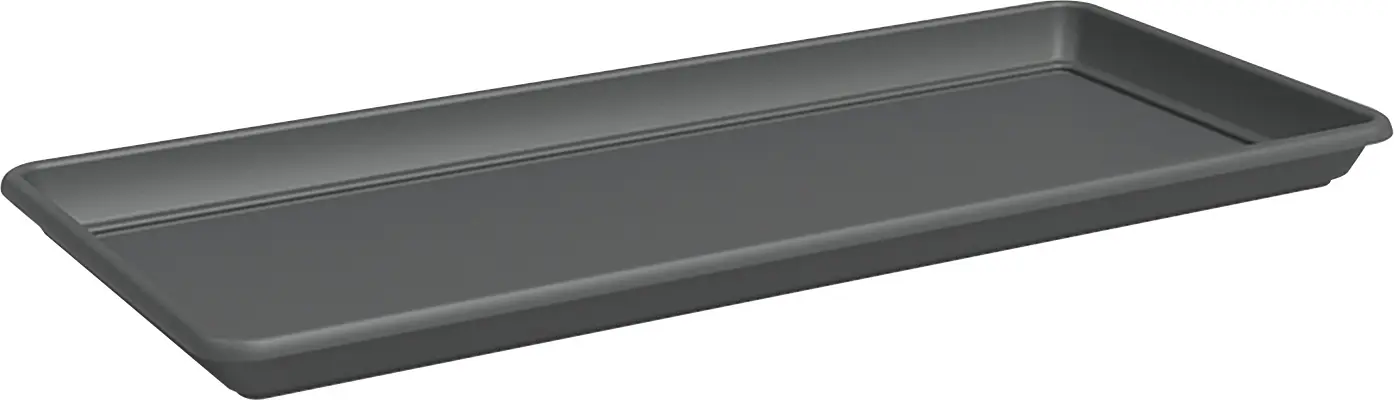 Artevasi Untersetzer für Blumentopf Venezia XL Kunststoff 60 x 25 cm anthrazit