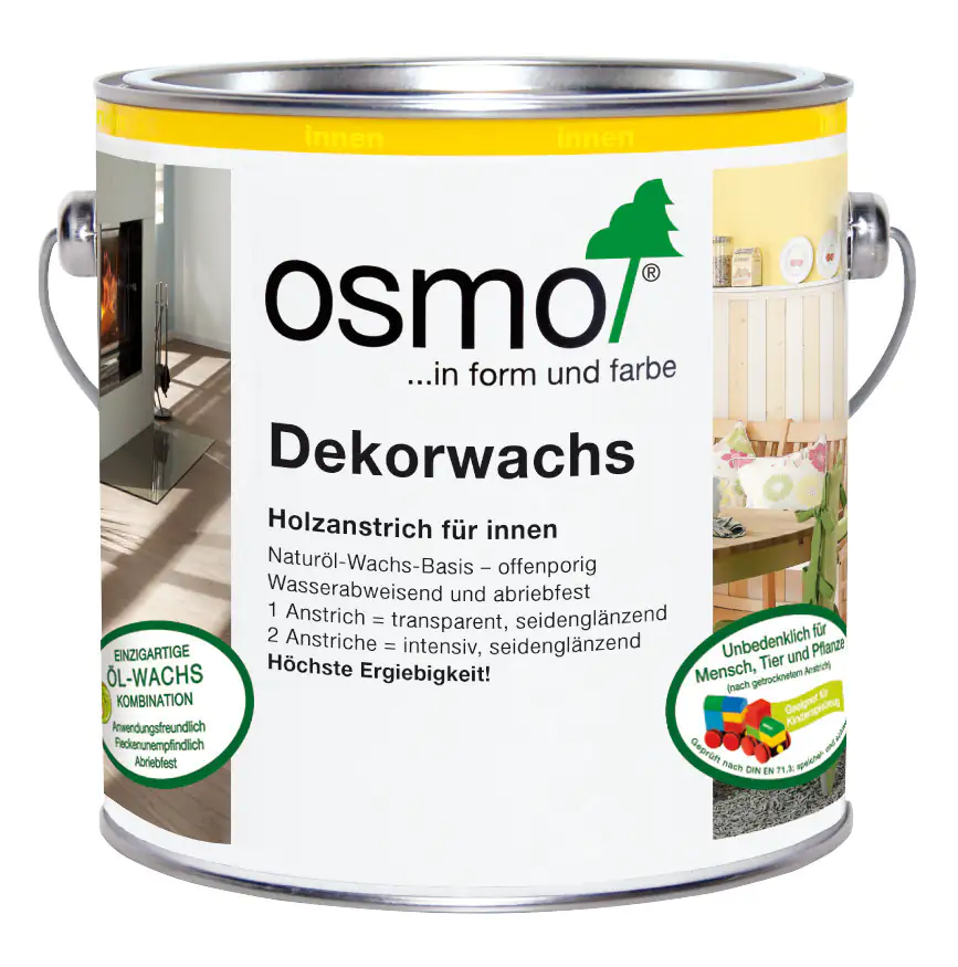 Osmo Dekorwachs 750 ml intensi weiß matt