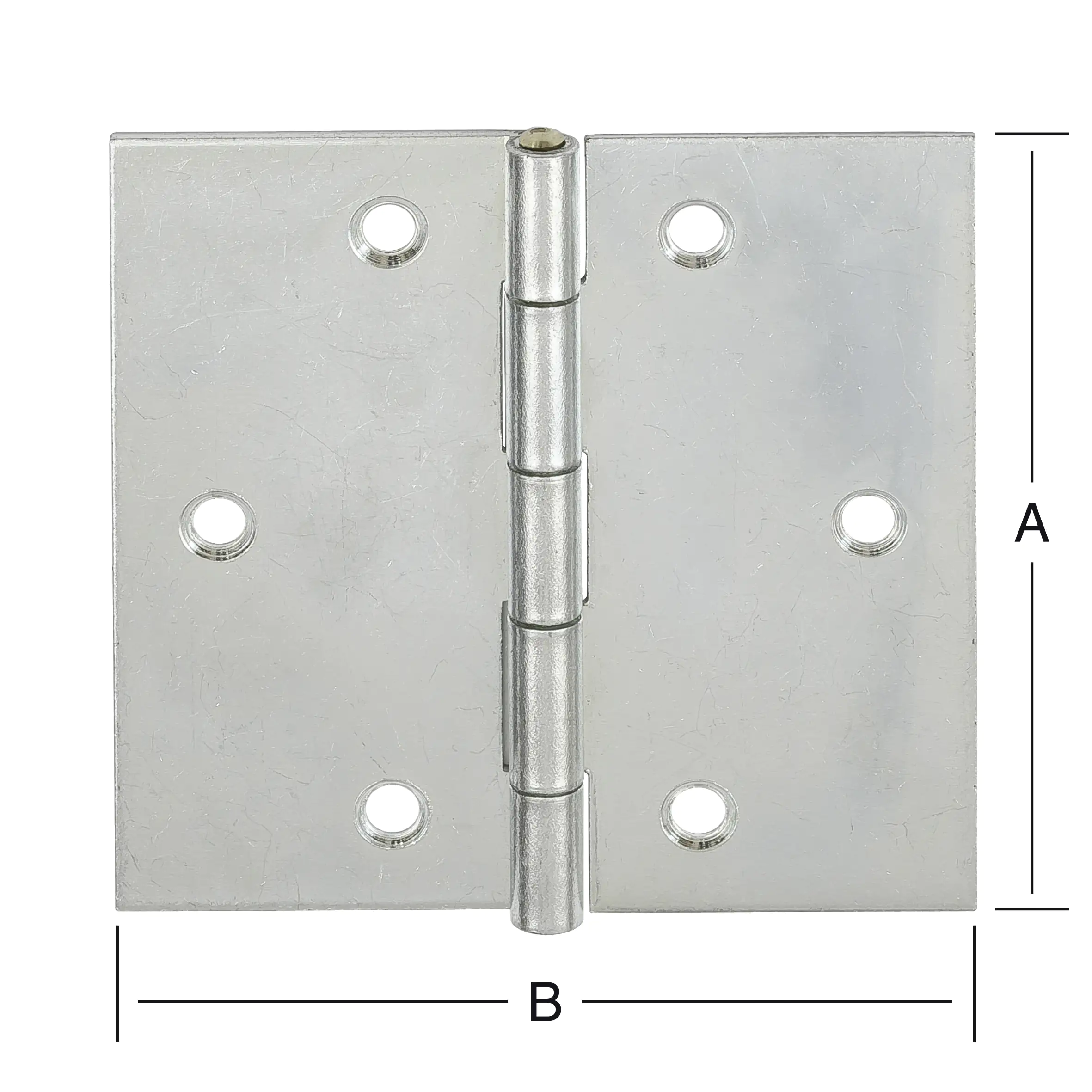 Vormann Käntige Scharniere verzinkt 30 x 30 mm