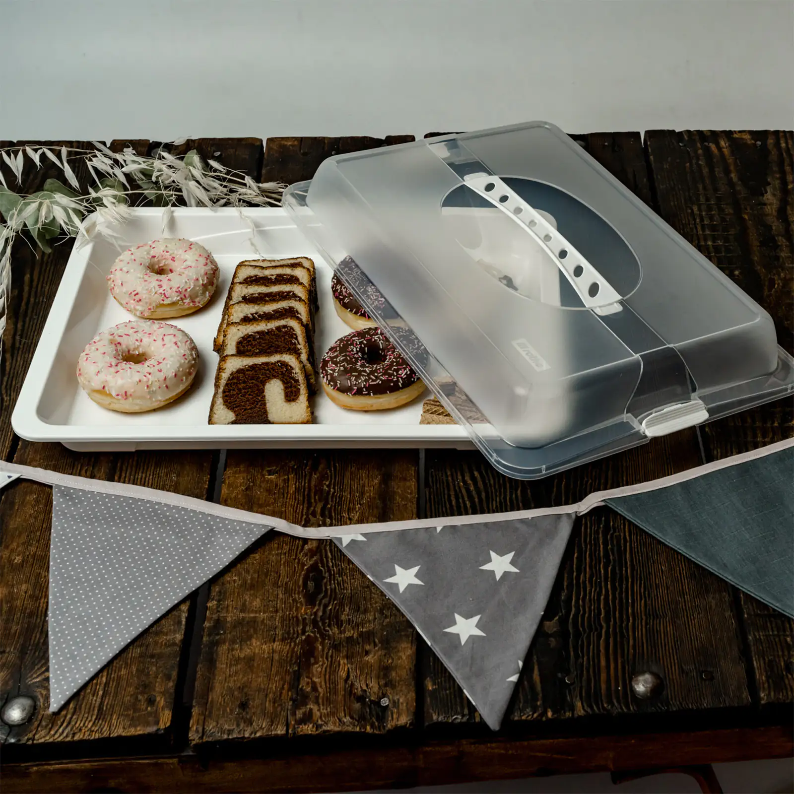 Rotho Partybutler JOHN medium innea pink