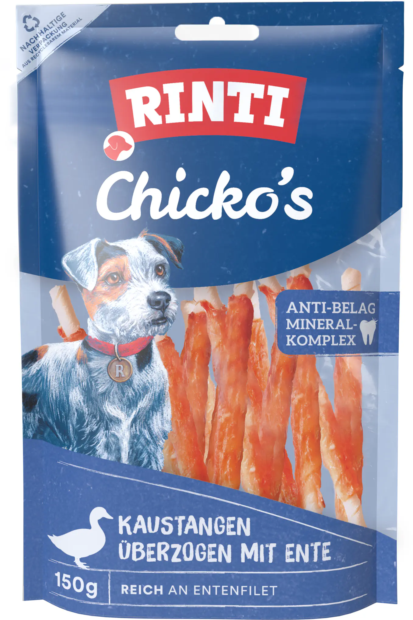 Rinti Chicko Kaustange klein Ente 150g