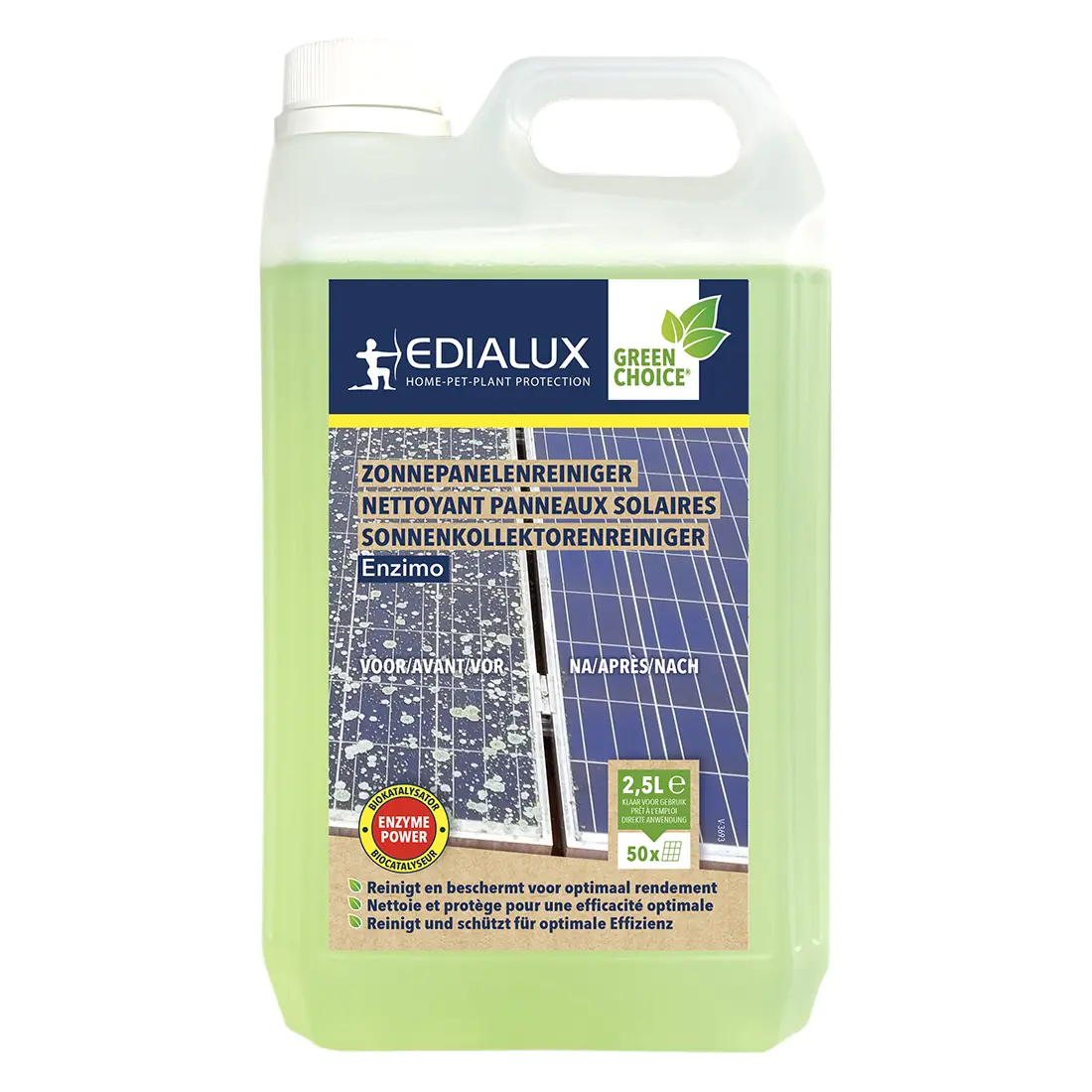 Edialux Enzimo Solaranlagen- & PV-Anlagen-Reiniger 2,5L Edialux Enzimo Solaranlagen- & PV-Anlagen-Reiniger 2,5L