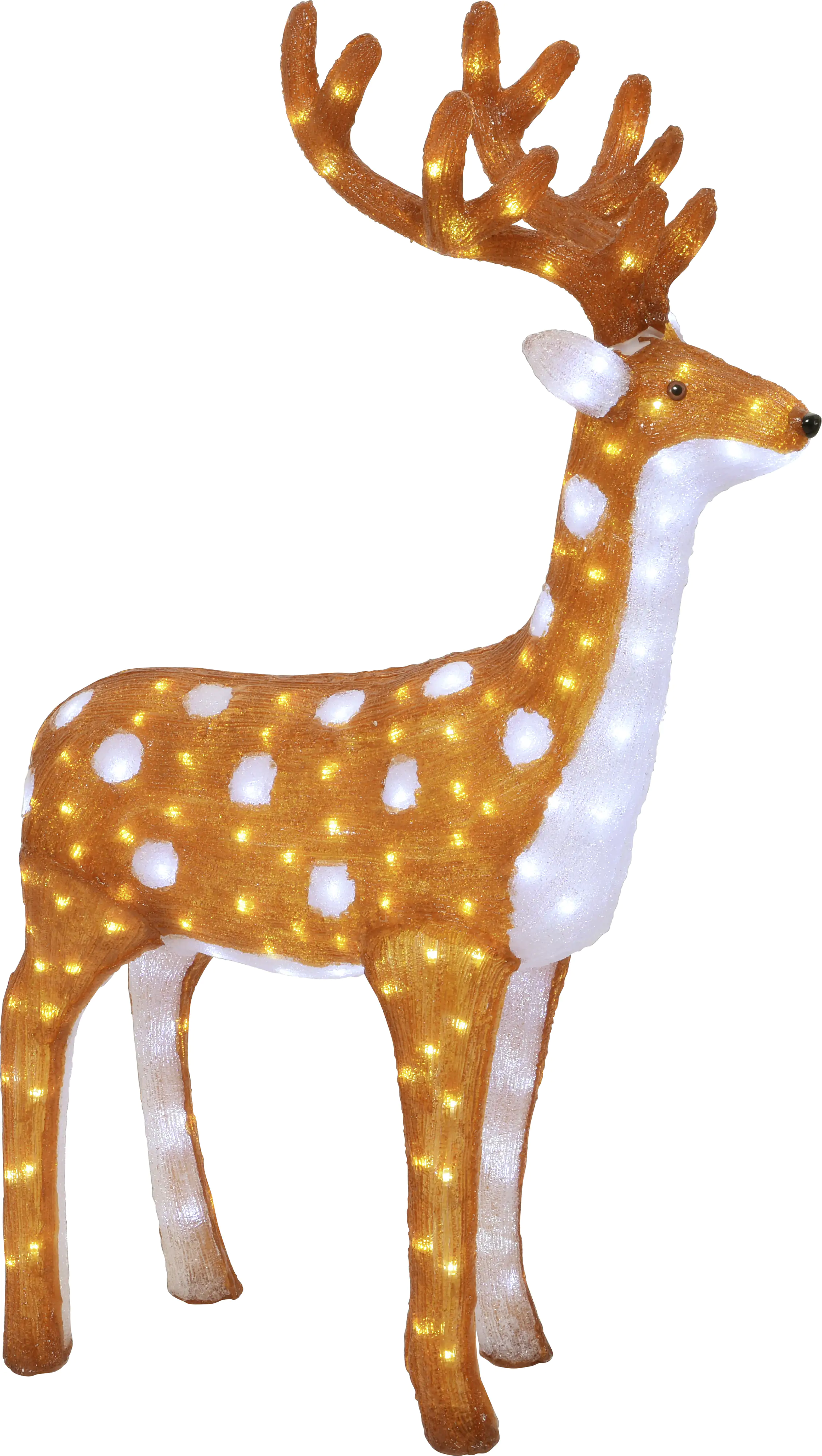 Kaemingk LED Hirsch braun 128 cm 