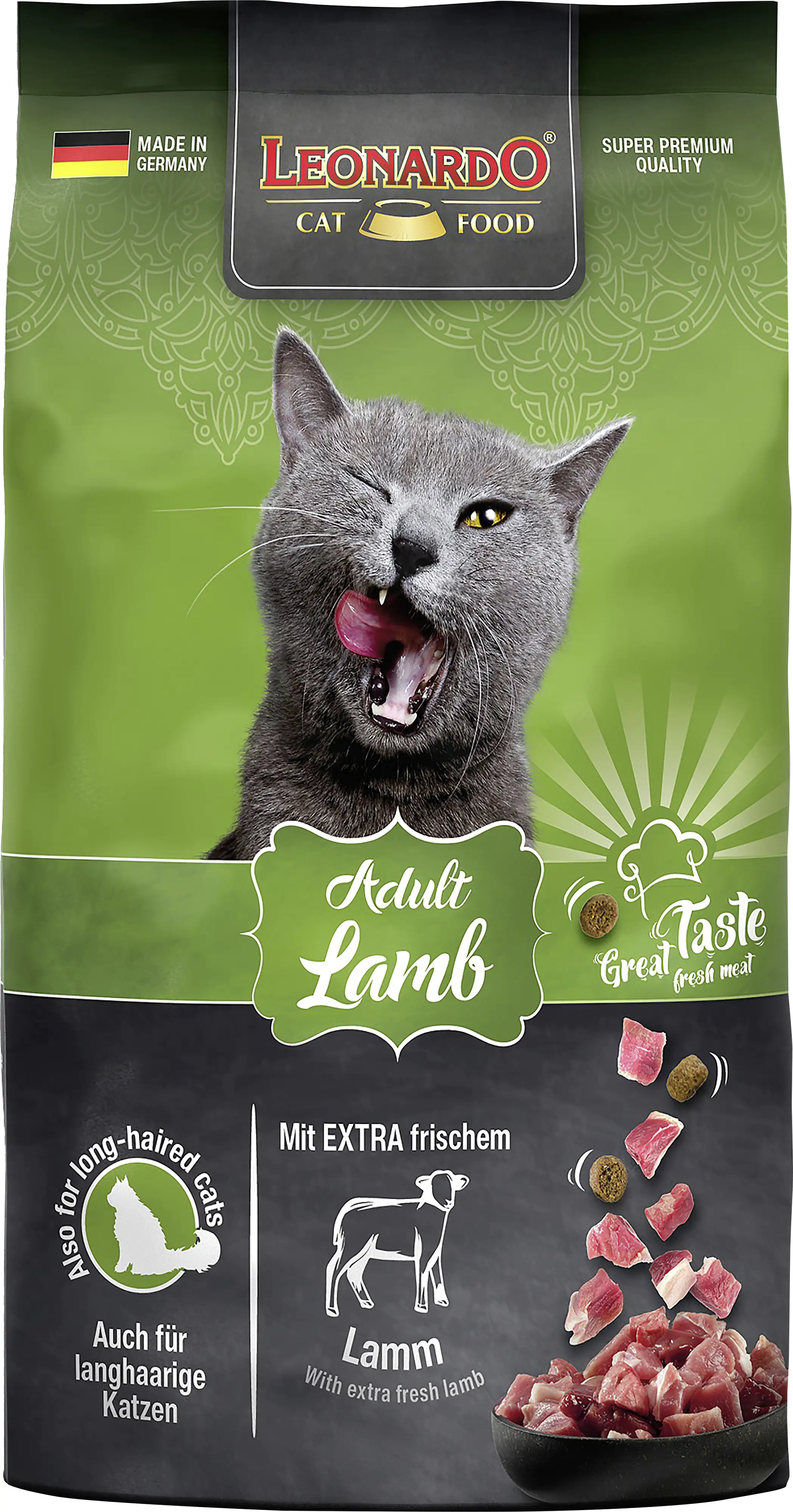 Leonardo Katzentrockenfutter  Leo Ad mit extra frischem Lamm 300 g