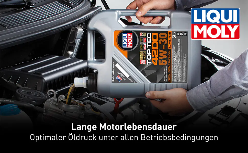 Liqui Moly Motoröl Top Tec 4200 SAE 5W-30 Longlife III 5 L Liqui Moly Motoröl Top Tec 4200 SAE 5W-30 Longlife III 5 L