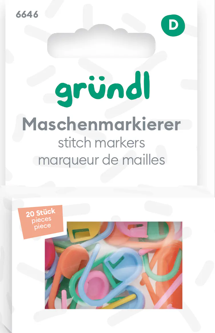 Gründl Maschenmarkierer 20 Stück