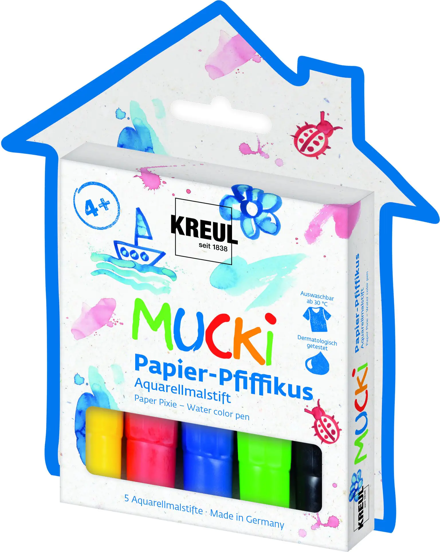 Kreul Papier-Pfiffikus Aquarellmalstift 5er Set