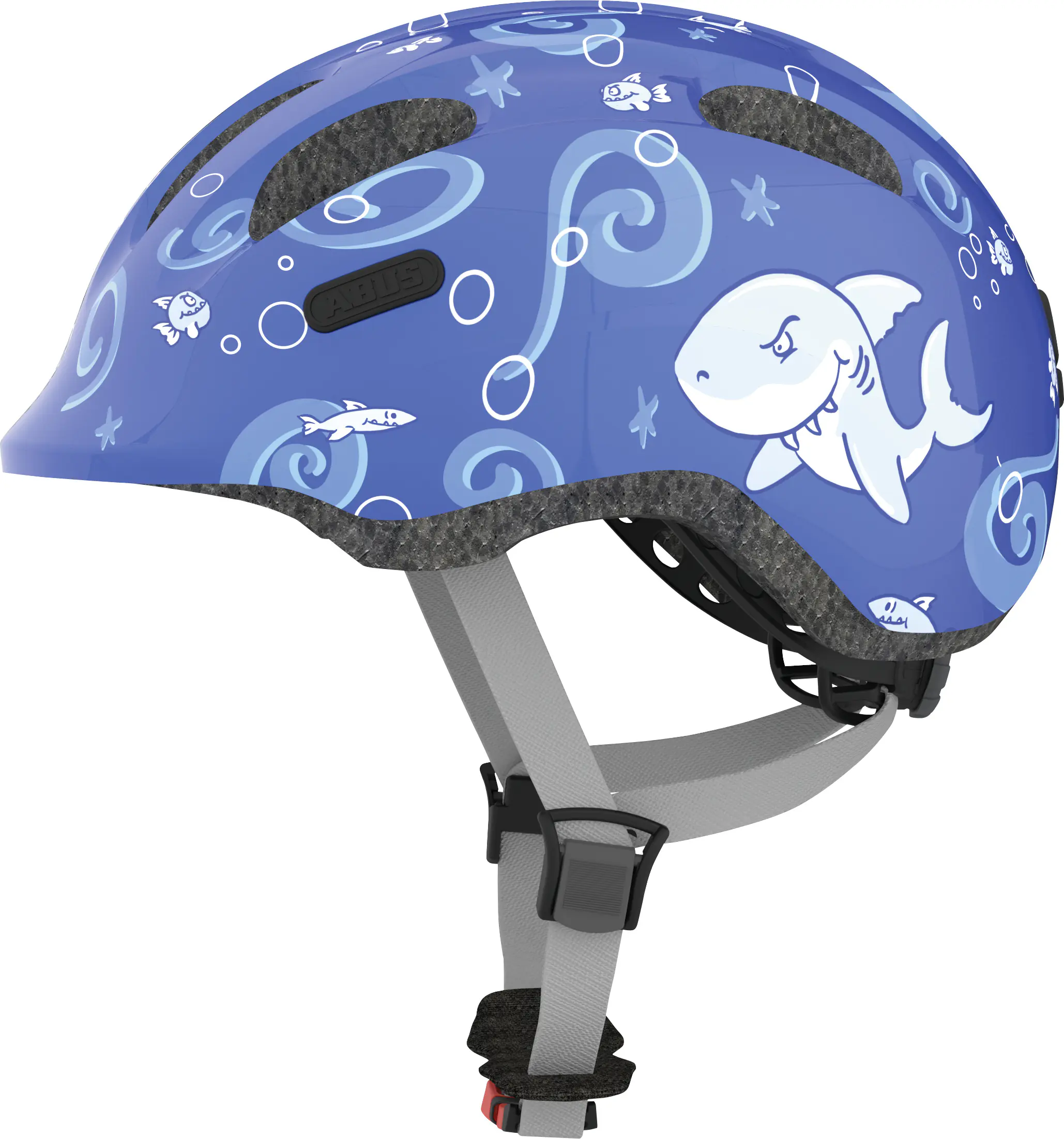 Abus Fahrradhelm Kinder Kids Pro Größe S blue sharky