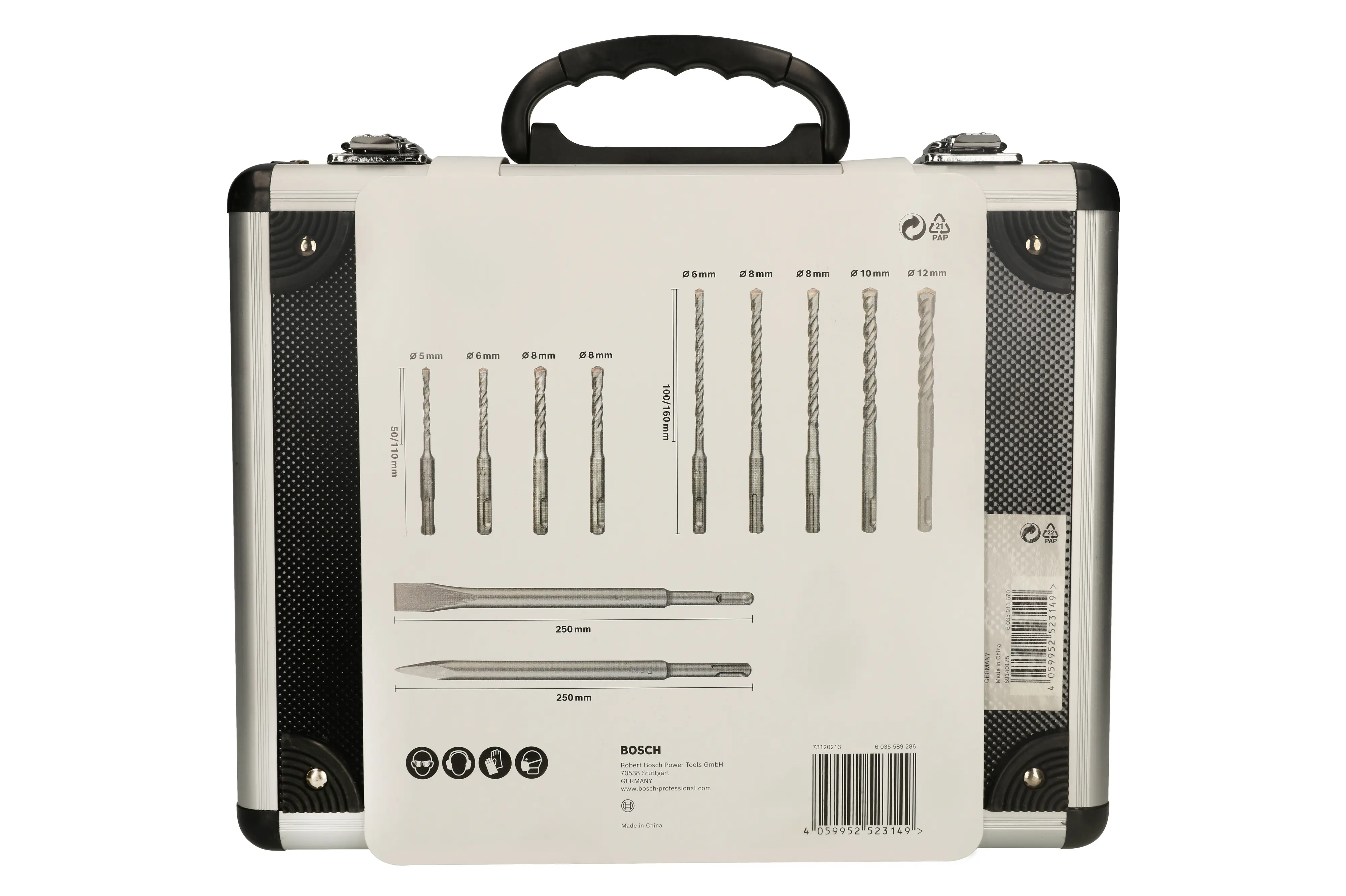 Bosch Meißel- und Hammerbohrer-Set 11-teilig SDS plus-3 5–12 mm Bosch Meißel- und Hammerbohrer-Set 11-teilig SDS plus-3 5–12 mm