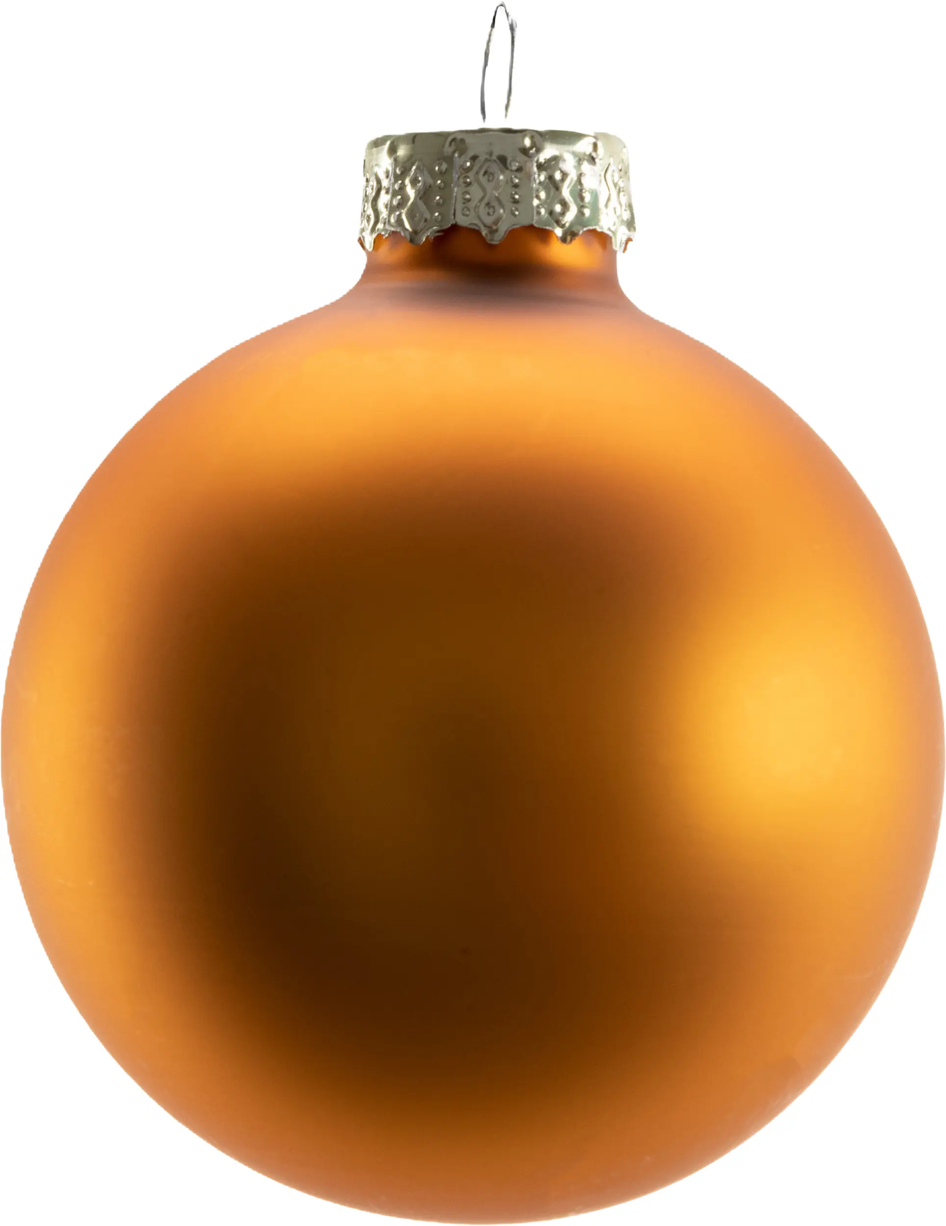 TrendLine Weihnachtskugeln aus Glas Ø 6 cm bernstein 20 Stück