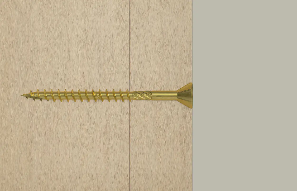 Fischer MDF-Plattenschraube 3,5 x 45 mm TX 10 Senkkopf Teilgewinde 200 Stück