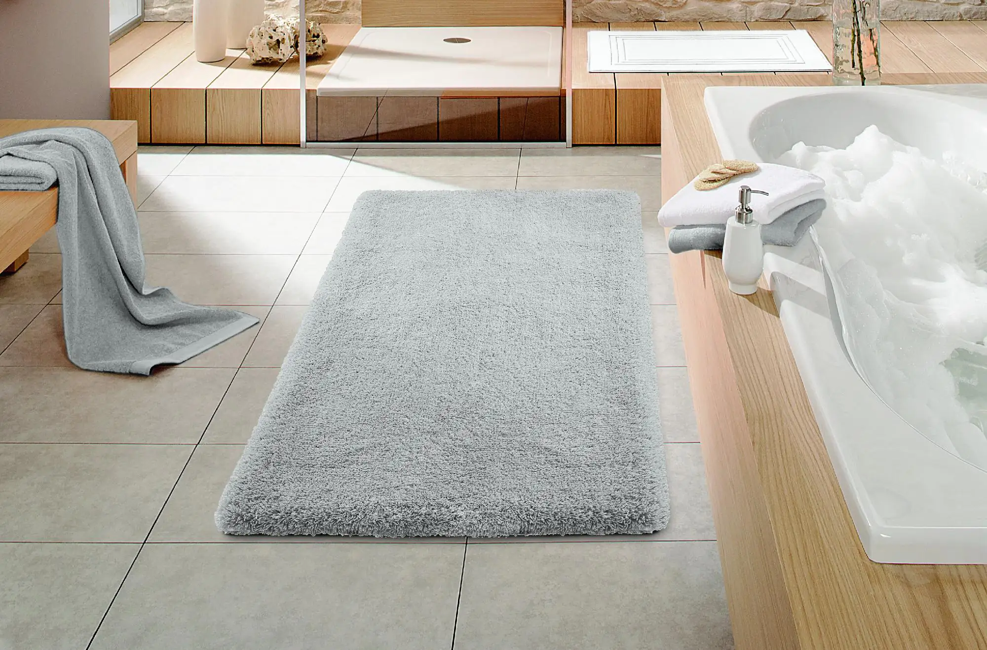 Primaster Badteppich Flanell 65 x 55 cm Primaster Badteppich Flanell 65 x 55 cm