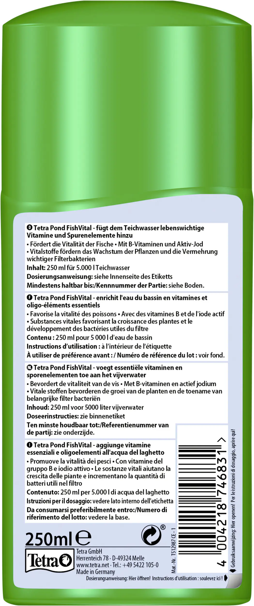 Tetra Pond FishVital 250 ml