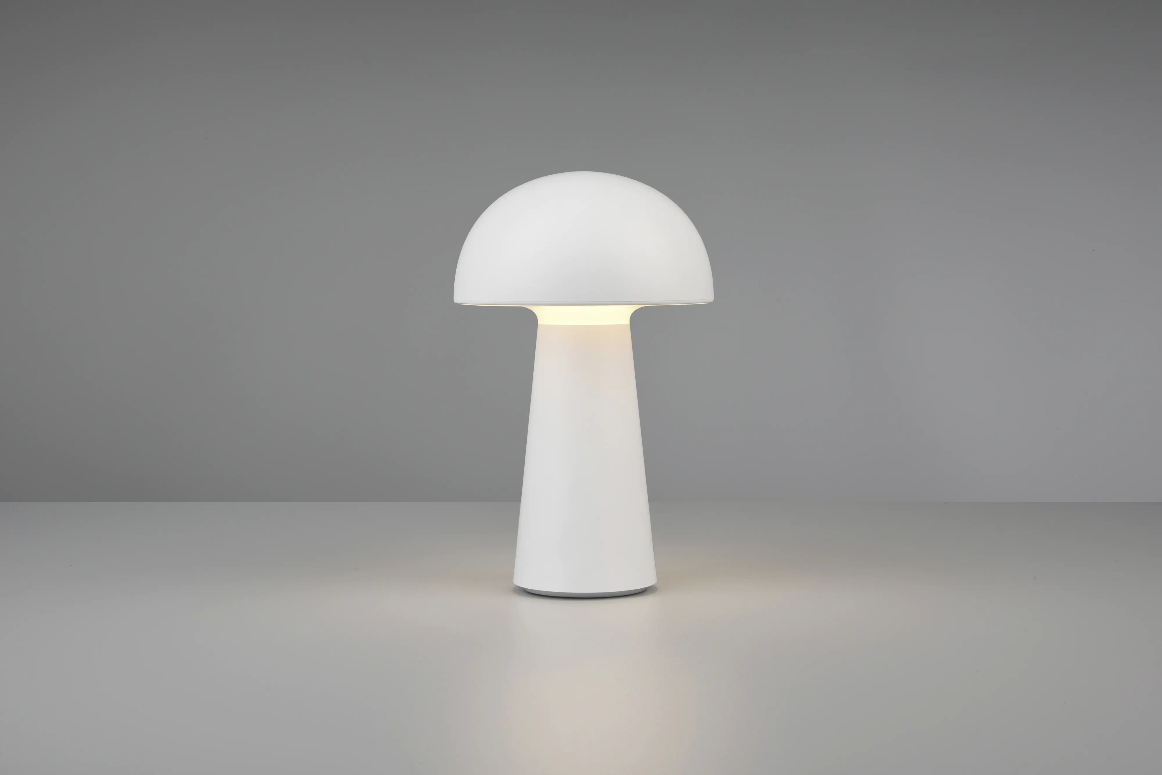 Reality Leuchten LED Akku-Tischleuchte Lennon weiß