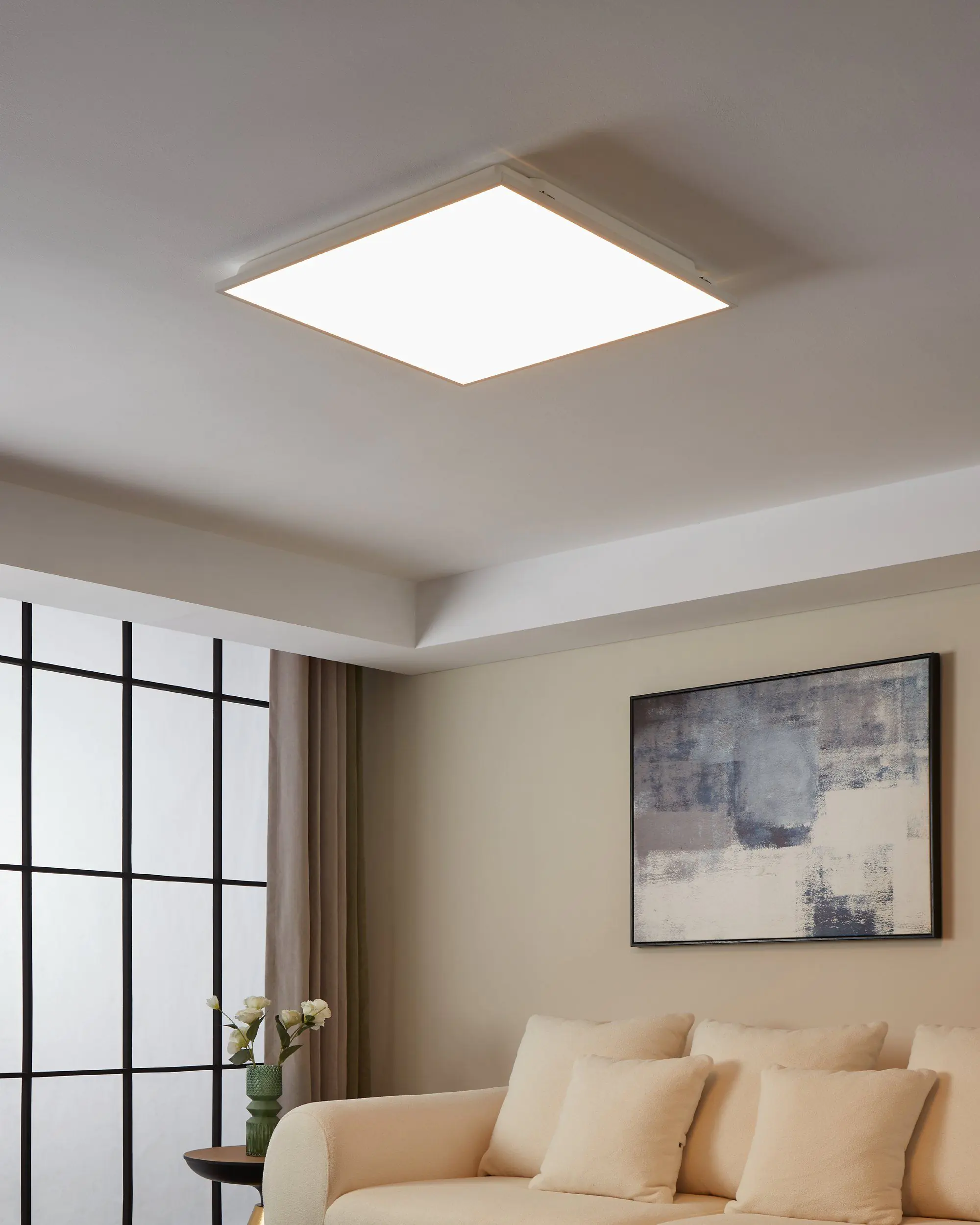 Eglo Connect LED Deckenleuchte Herrora-Z weiß 59,5 x 59,5 cm dimmbar Eglo Connect LED Deckenleuchte Herrora-Z weiß 59,5 x 59,5 cm dimmbar