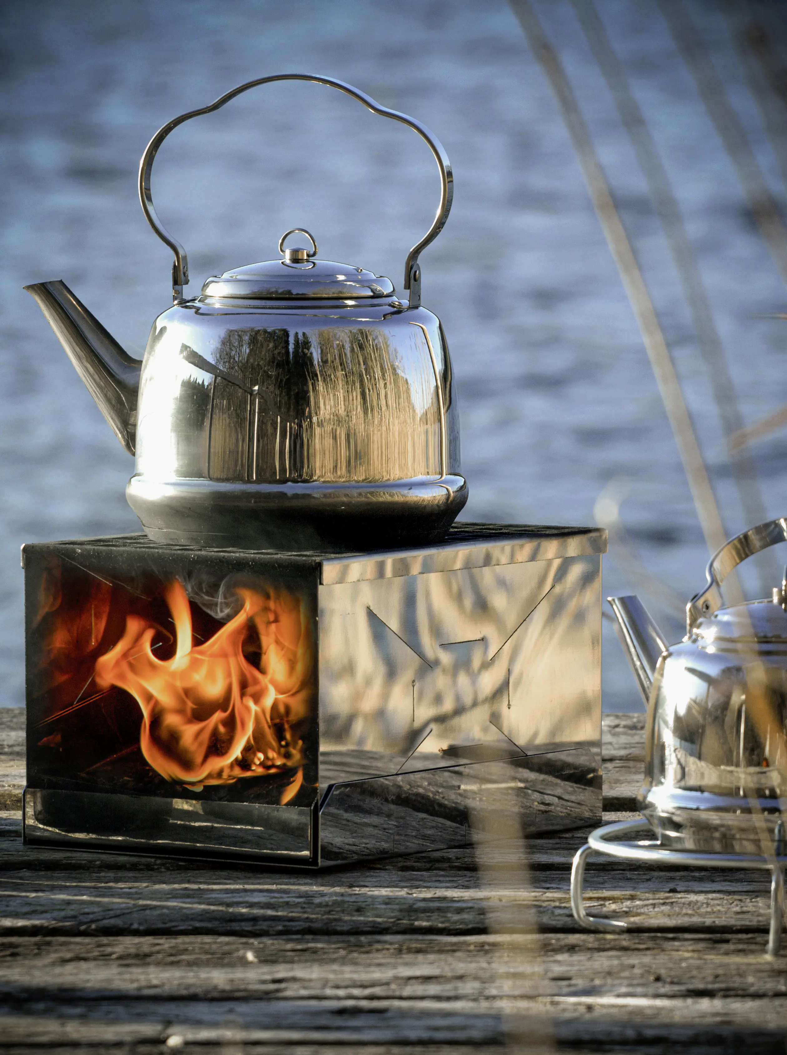 Petromax Hobo-Kocher bk1 kompakter Steckherd Edelstahl