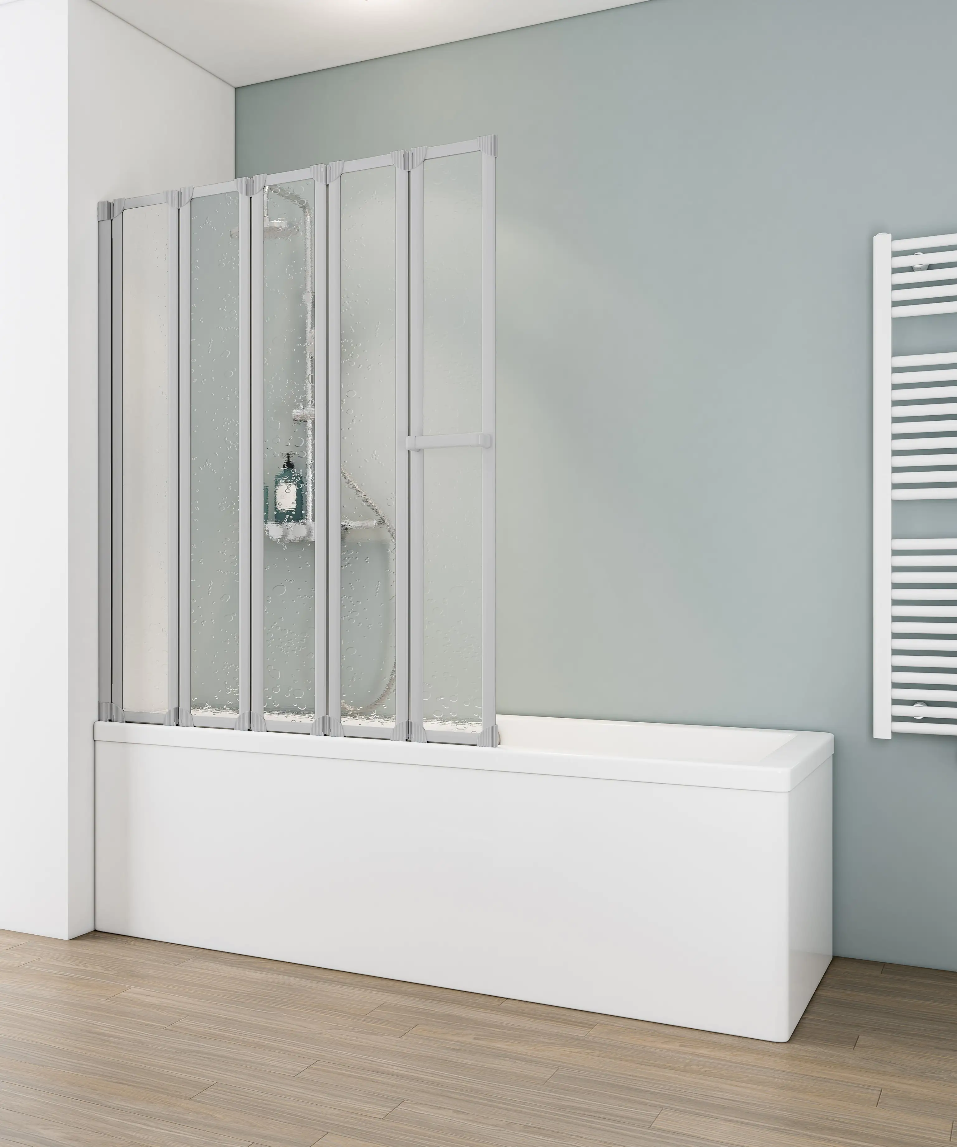 Schulte Badewannenaufsatz D1315 5-tlg. 115 x 140 cm