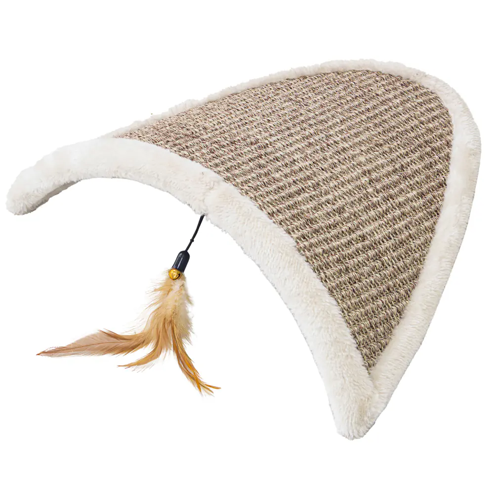Nobby Katzen Kratzbrett Bow 36 x 31 x 12 cm beige