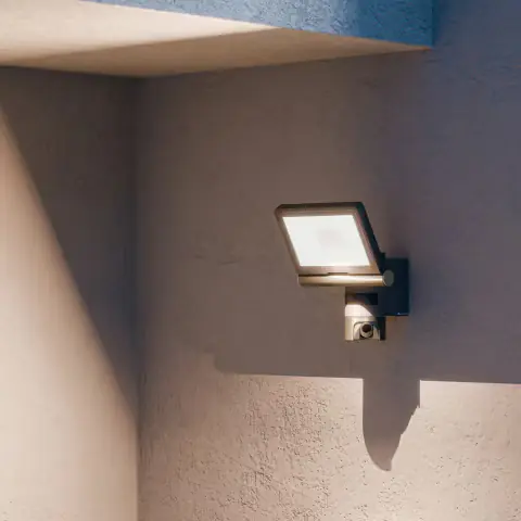 Steinel LED Außen-Strahler CAM2 SC ANT 21 W warmweiß Aluminium anthrazit