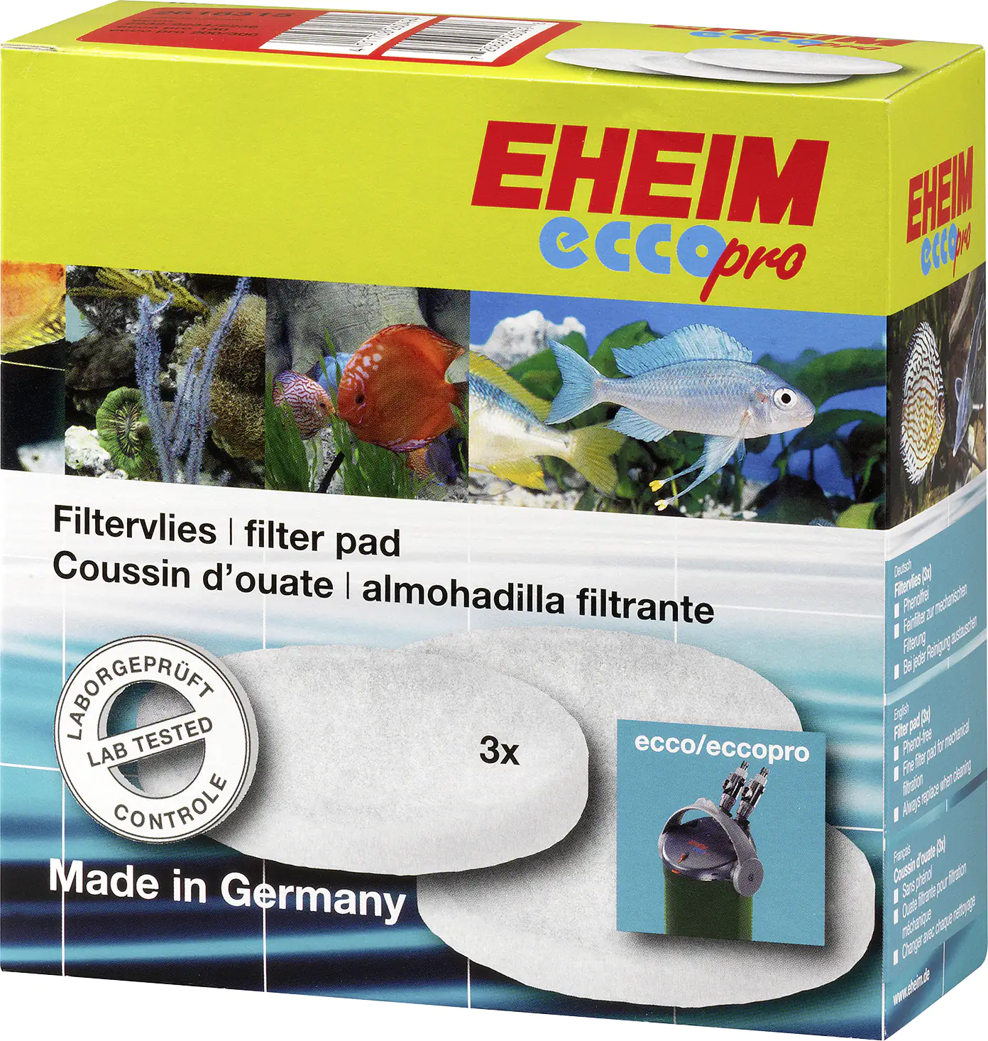 Eheim Filtervlies für Ecco pro 3 Stück Eheim Filtervlies für Ecco pro 3 Stück