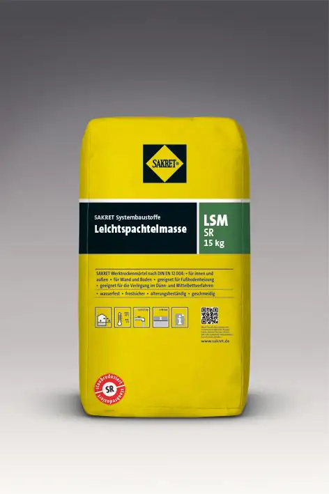 SAKRET Leichtspachtel weiß, 20 kg