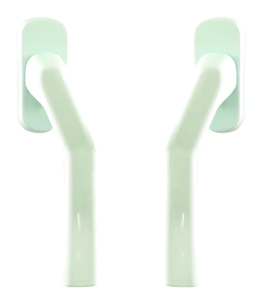 Meeth Euronorm Griff weiß für Schiebetüren gekröpft