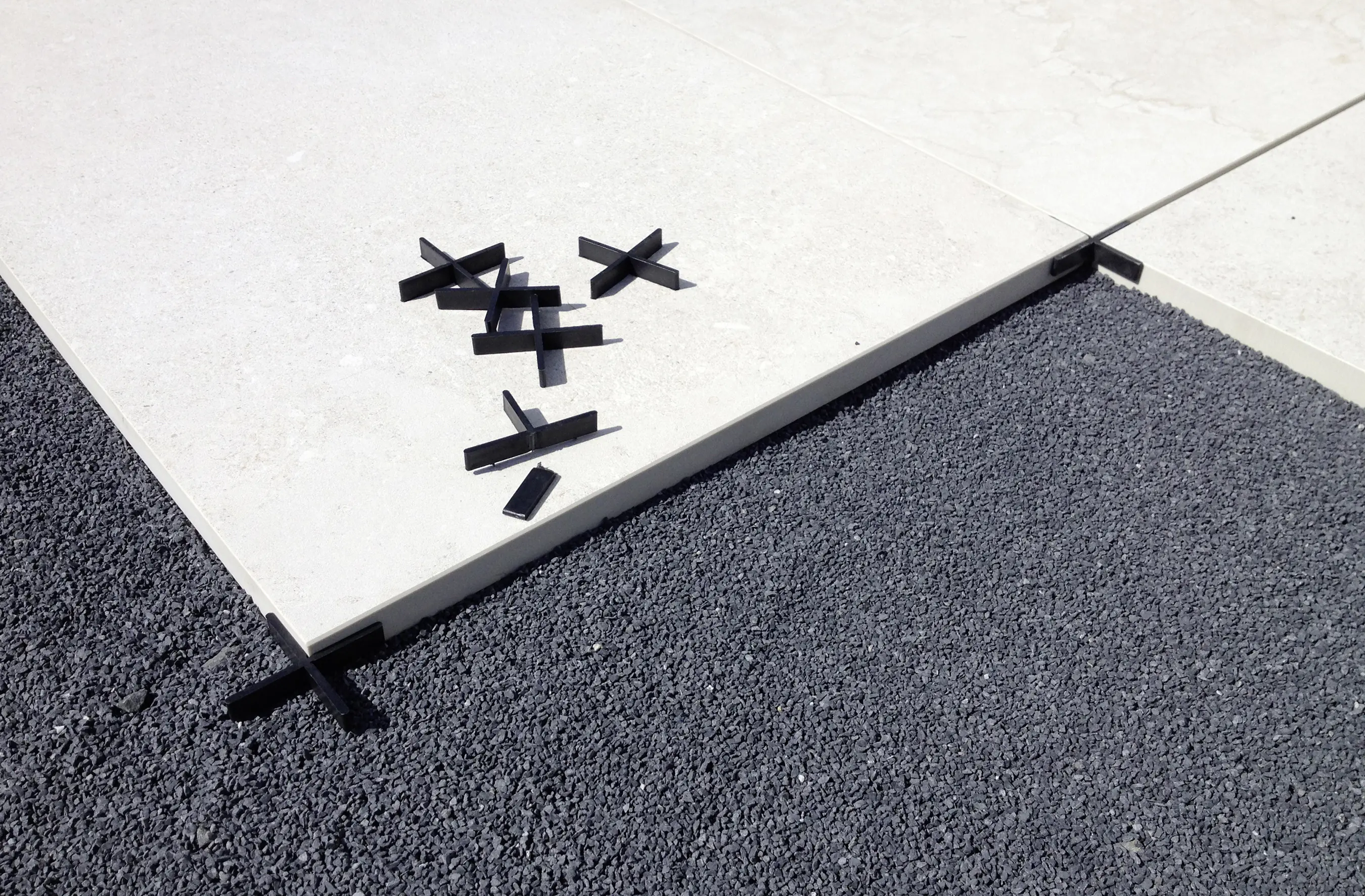 Kann Fugenkreuz für Feinsteinzeug 60 x 60 x 10 mm, schwarz