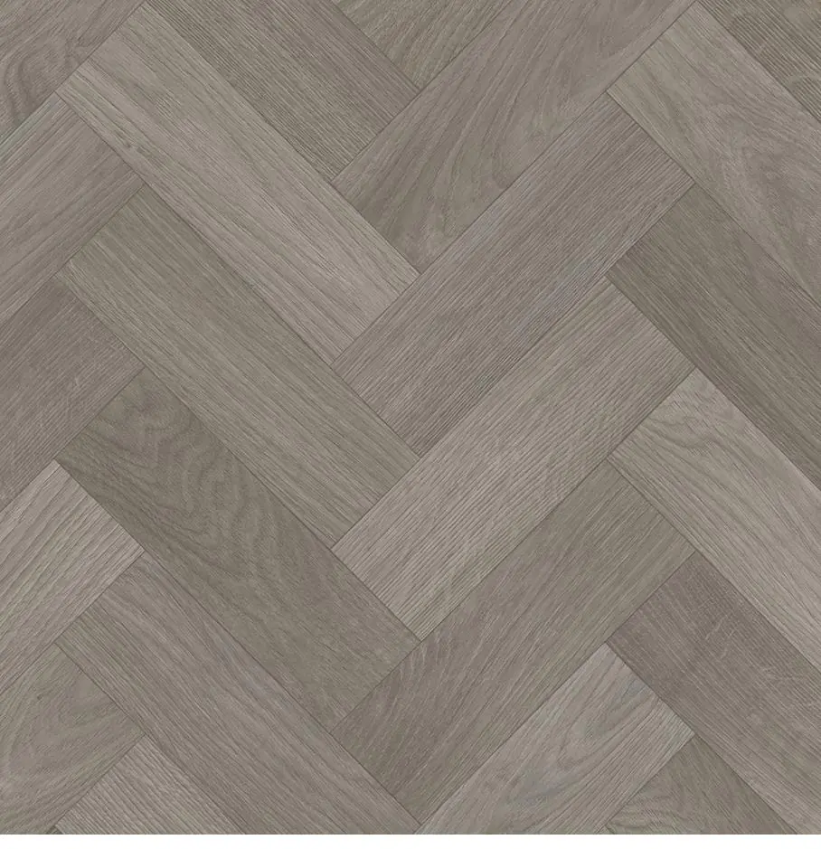 Bodenbelag Vinyl 4 m Fischgrätparkettoptik