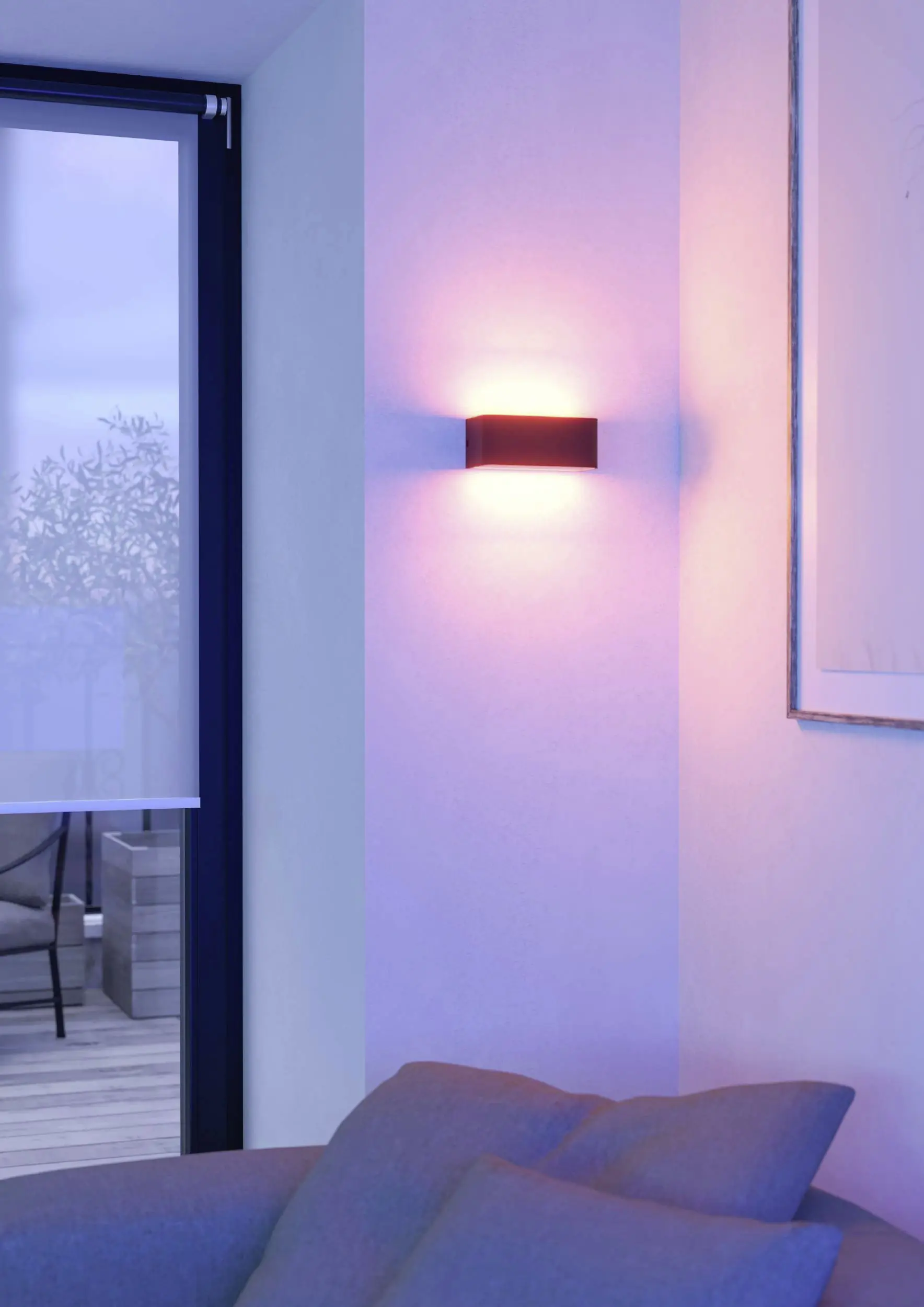 Eglo LED Wandleuchte Sania-Z 20 x 9 cm warmweiß-kaltweiß dimmbar