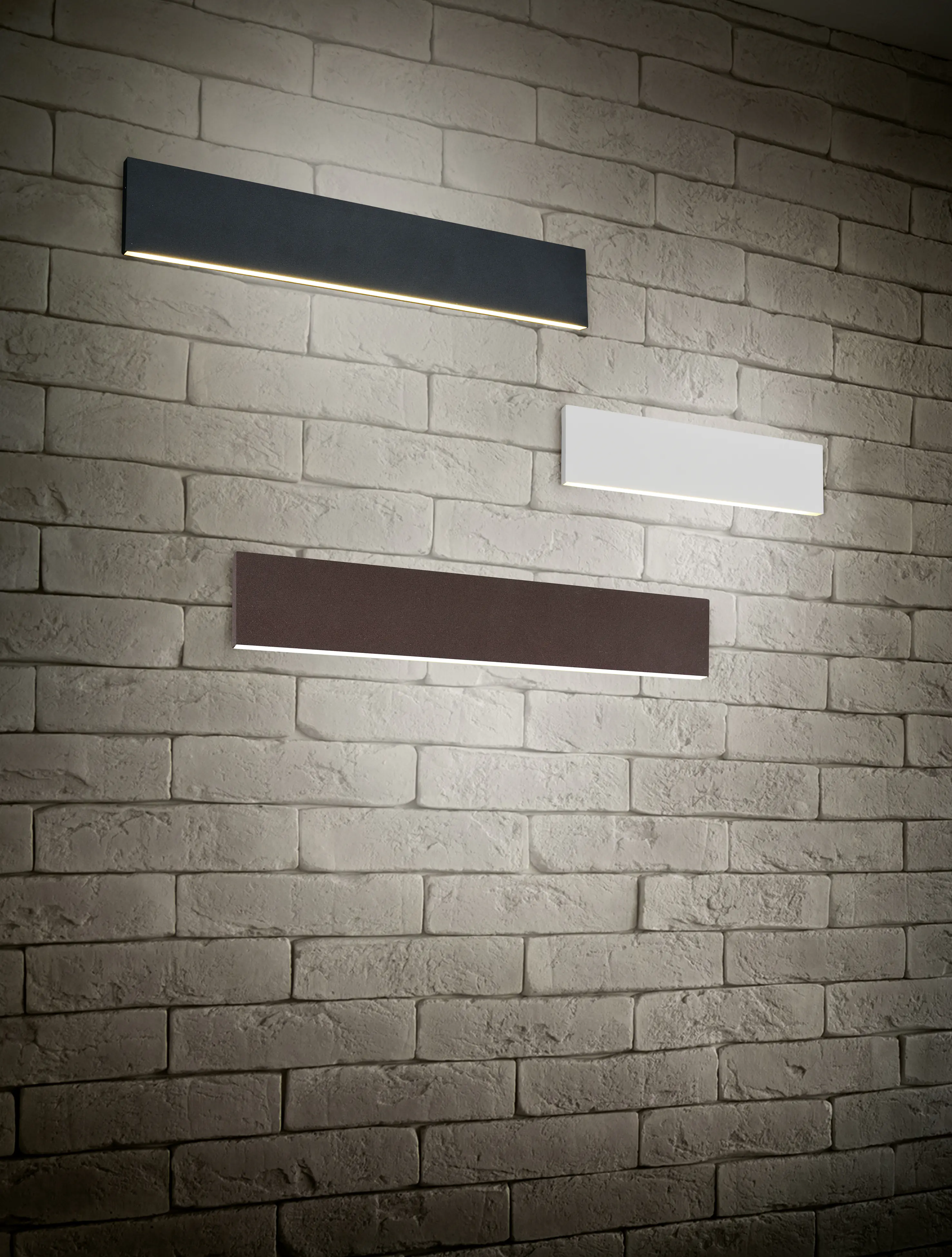 Trio LED Wandleuchte CONCHA weiß matt Trio LED Wandleuchte CONCHA weiß matt