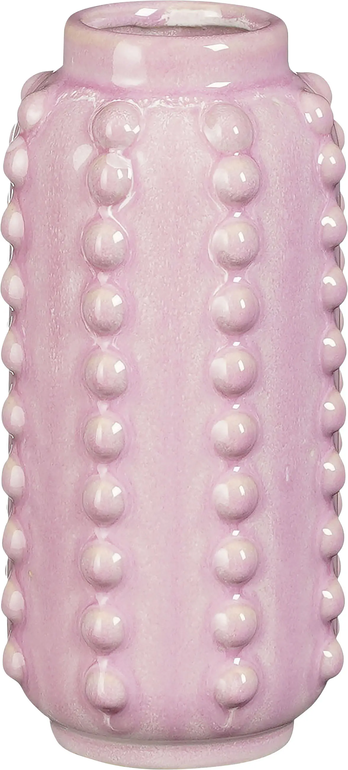 Mica Vase Boaz lila Keramik 18 x 8 cm