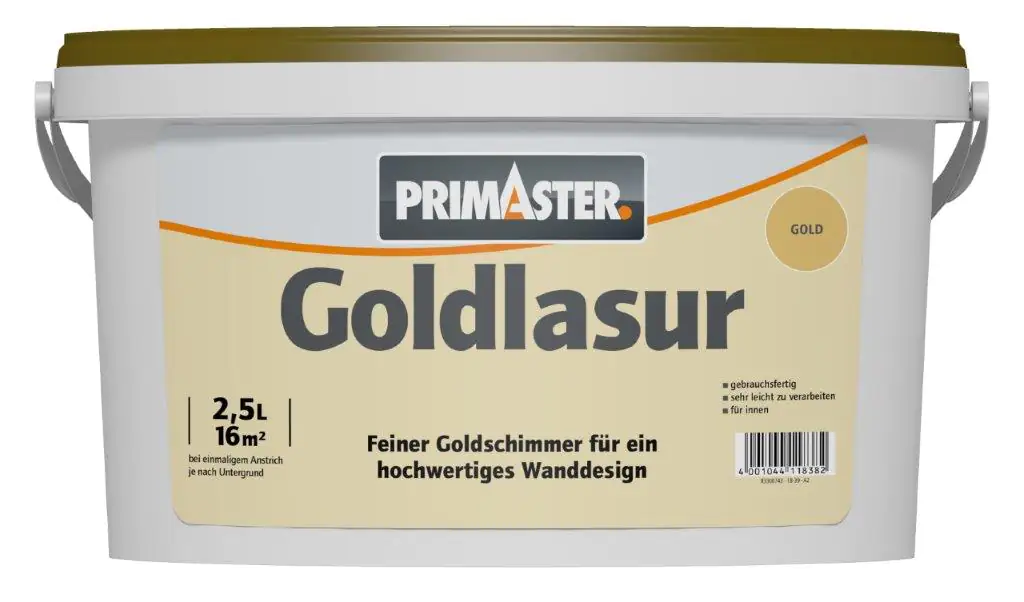 Primaster Goldlasur 2,5 L gold