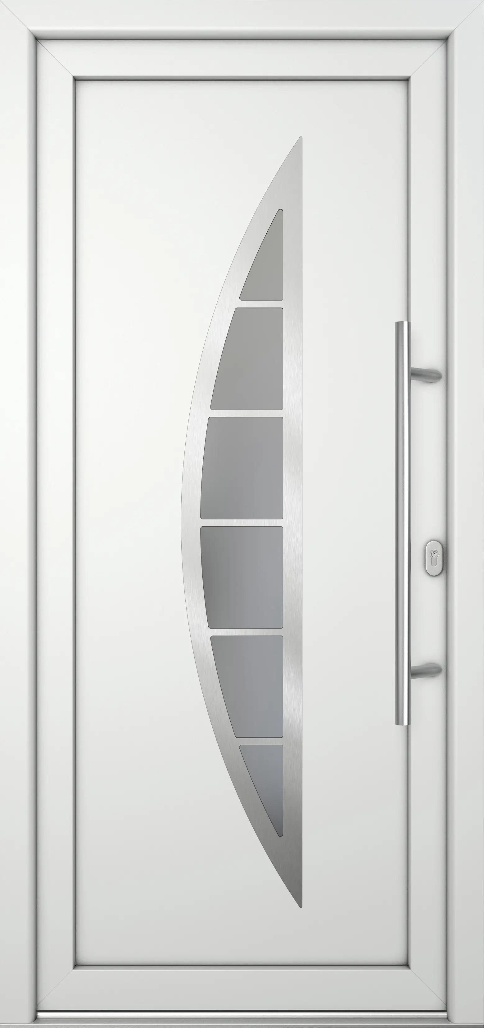 Meeth Haustür Signum Pro PVC Modell 28 88 x 208 cm DIN Rechts weiß