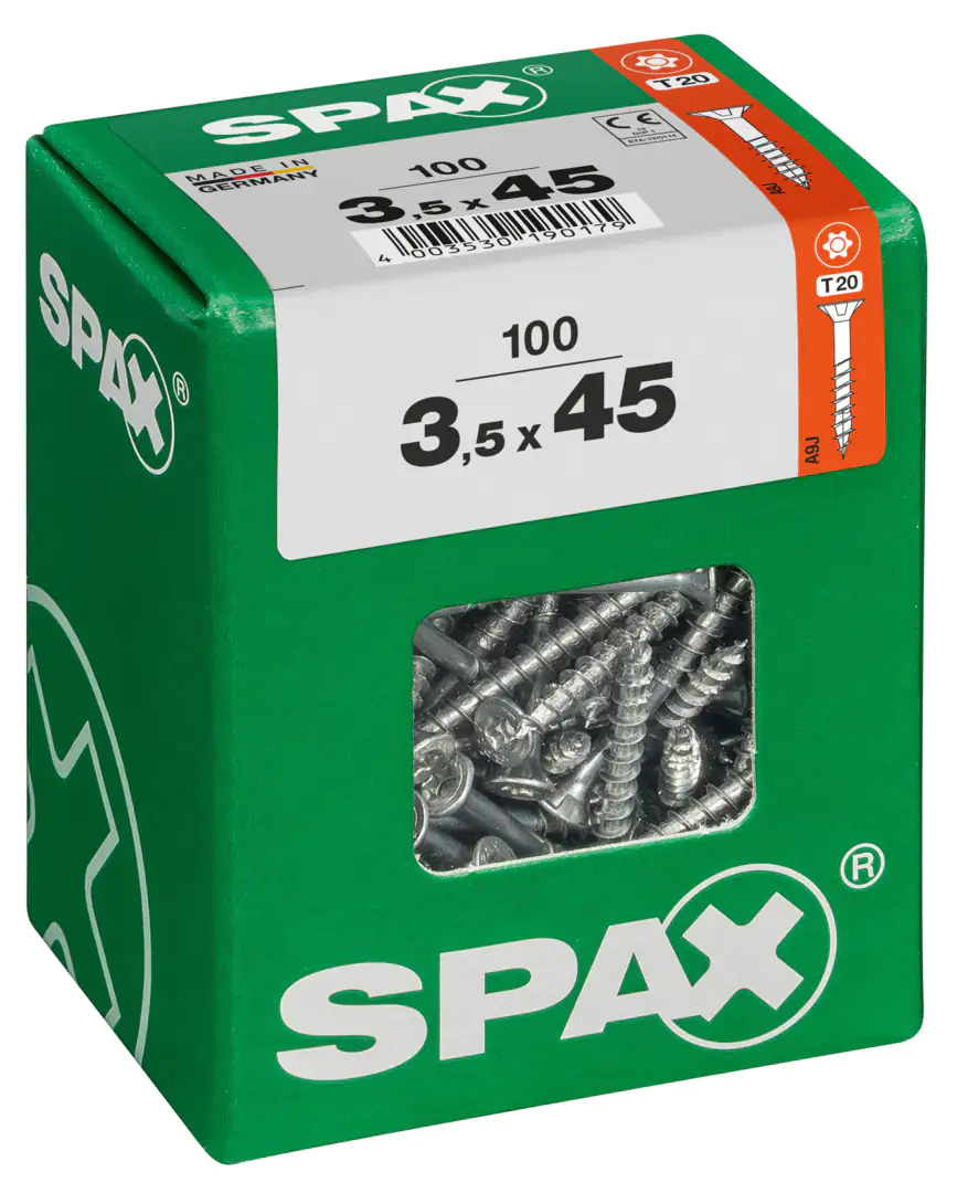 Spax Universalschrauben 3.5 x 45 mm TX 20 - 100 Stk.