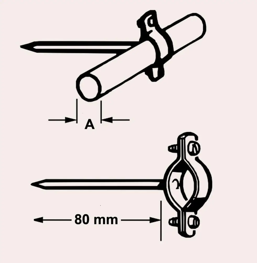 Cornat Einschlagschelle isoliert 1/2", 5er Pack