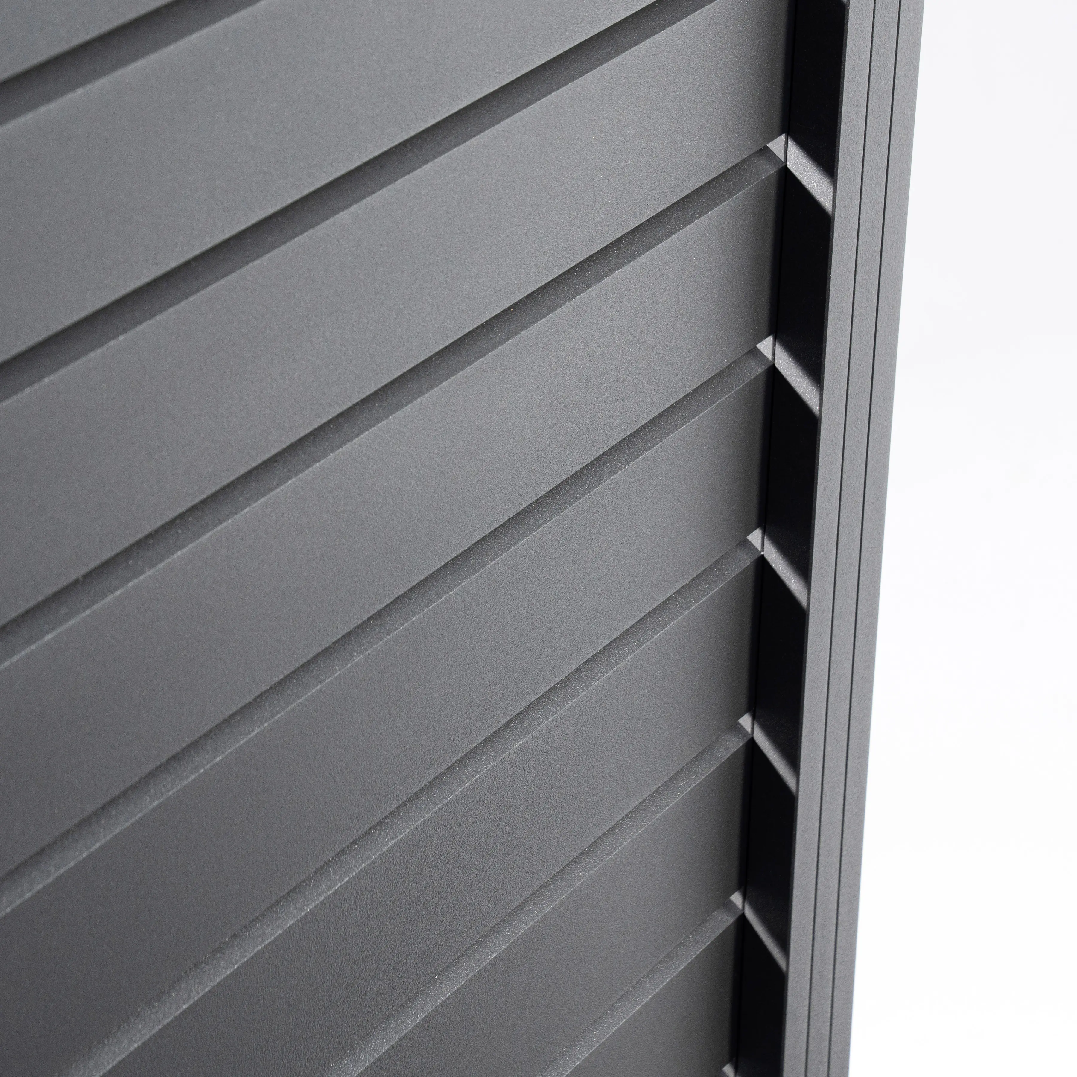 Ambiente Alu-Zaun Erweiterungsset Rhombus MINI 187 x 244,2 cm grau