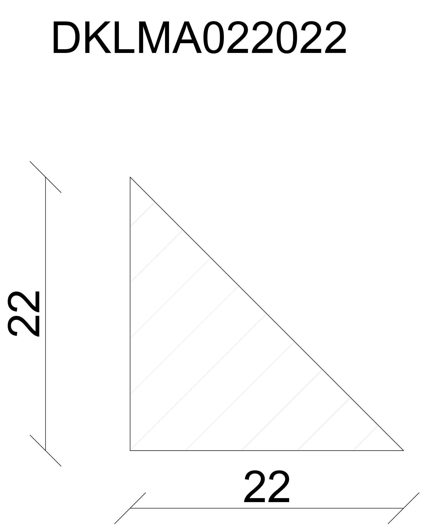 FN Neuhofer Dreikantleiste volle Form 240 cm 22 x 22 mm Fichte oder Kiefer