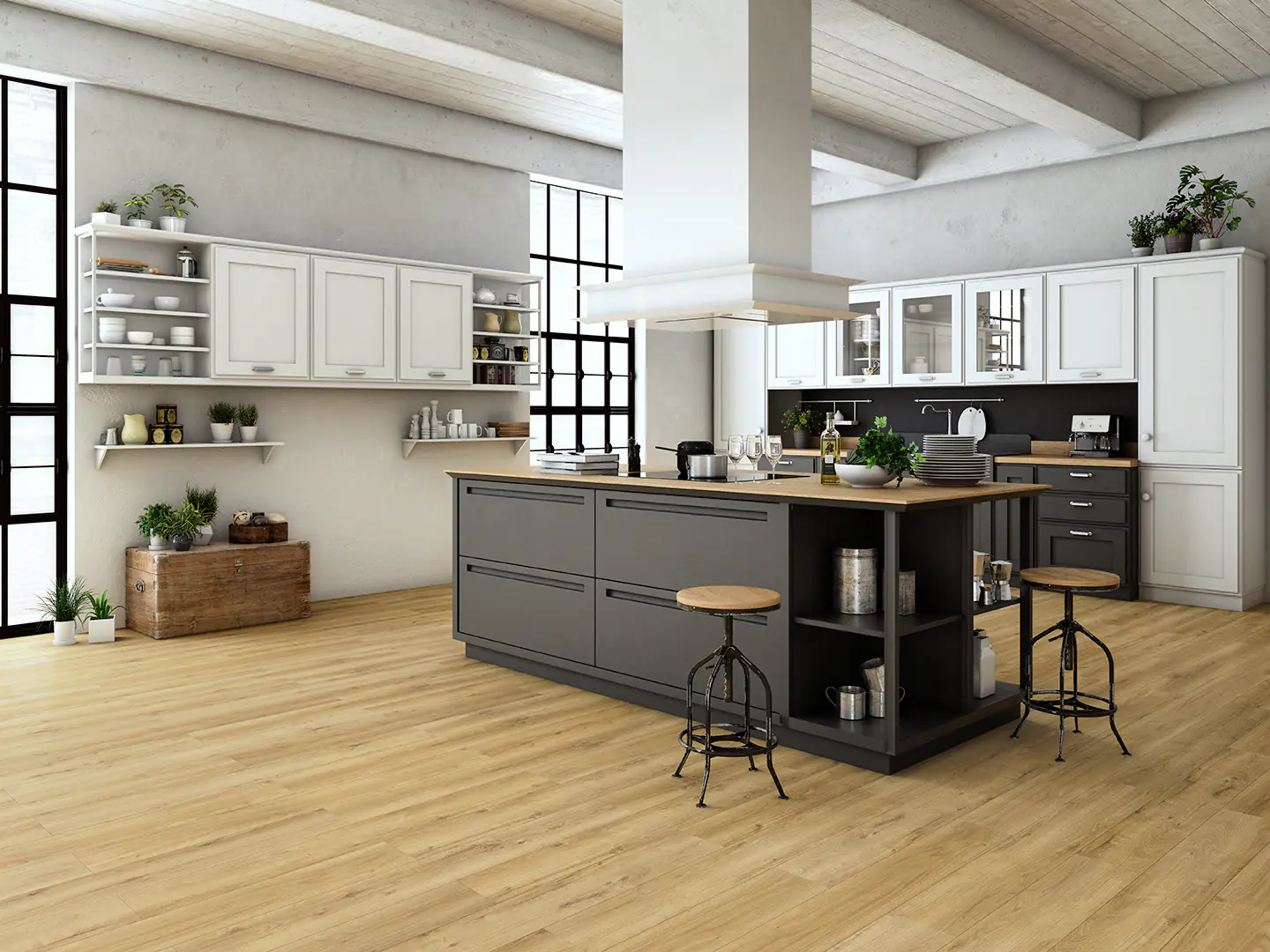 Classen Handmuster Vinylboden GreenVinyl Eiche Natur Landhausdiele