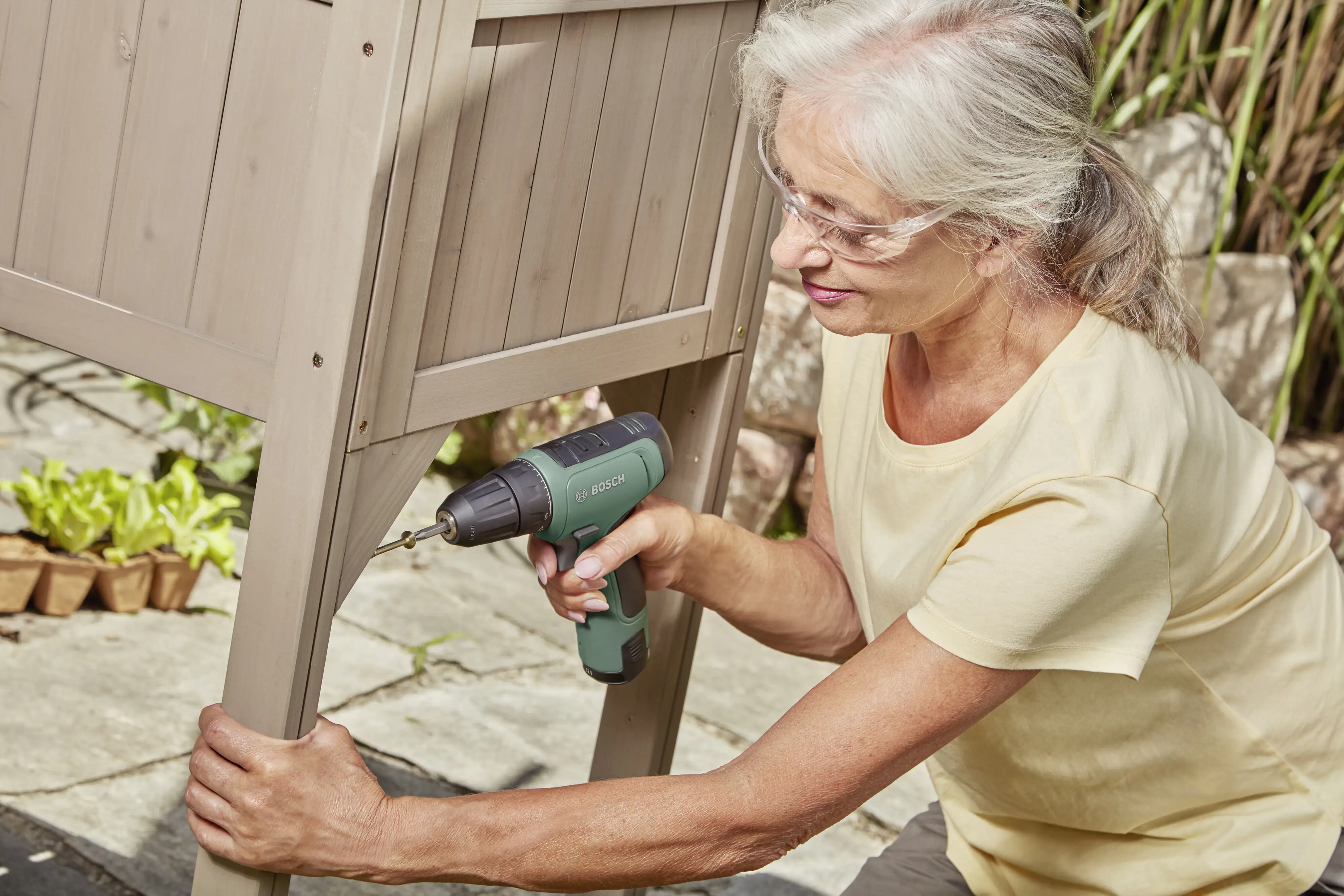 Bosch Akkuschrauber Easy Drill 1200 12 V 30 Nm ohne Akku u. Ladegerät