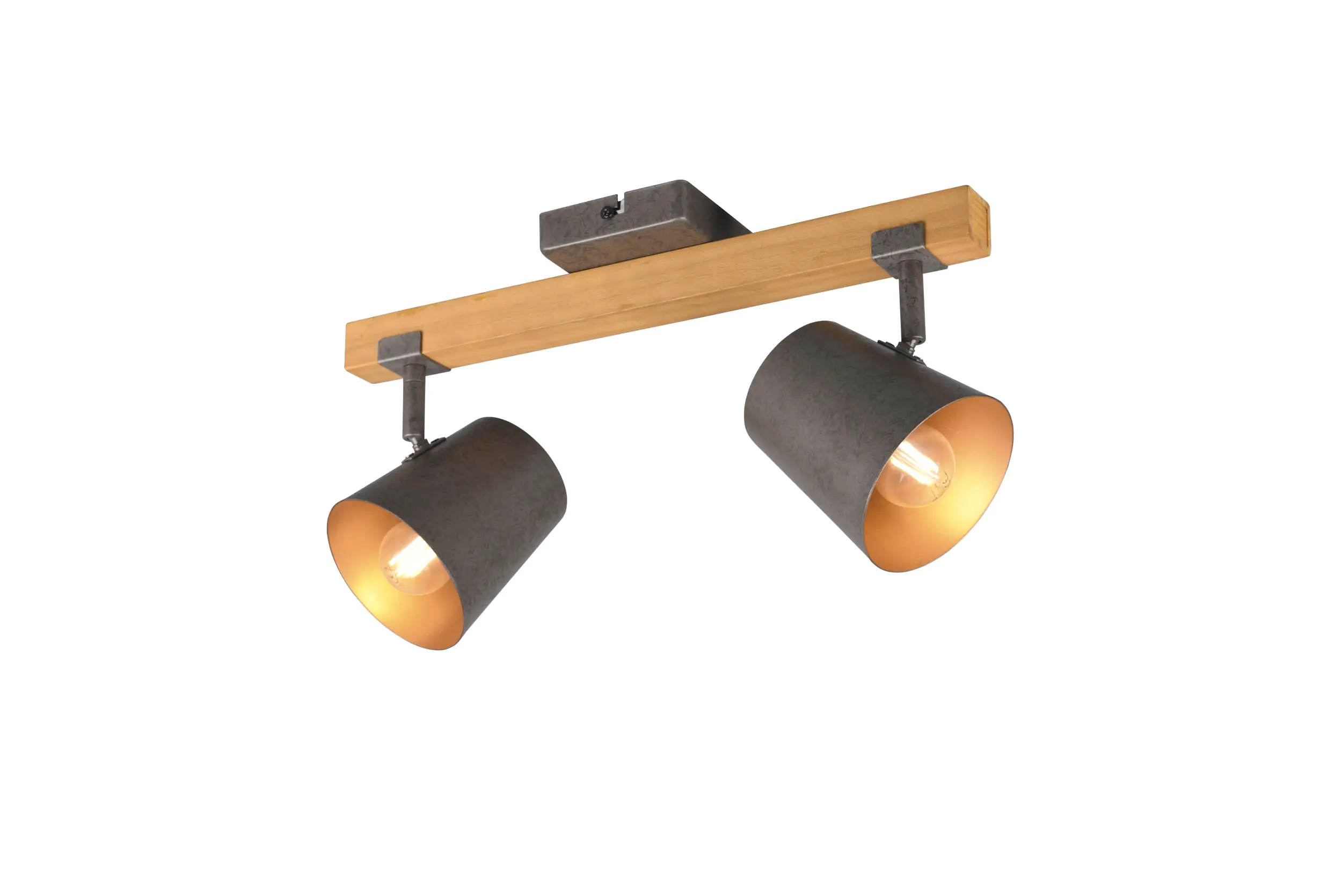 4017807502565 Trio Leuchten 2er Spot Bell nickel antik