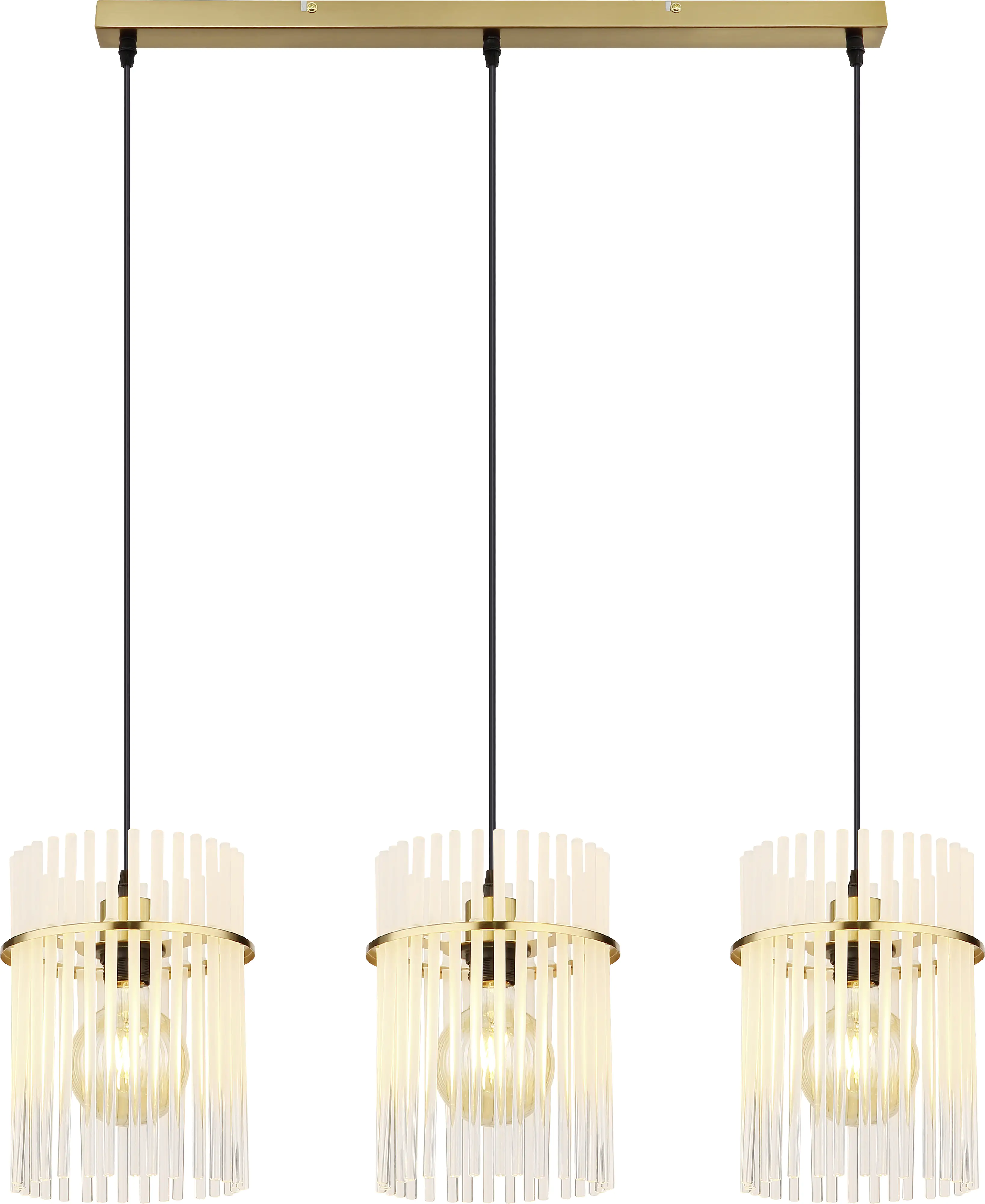 Globo Hängeleuchte Gorley 3-flammig, E27, IP20, gold Globo Hängeleuchte Gorley 3-flammig, E27, IP20, gold