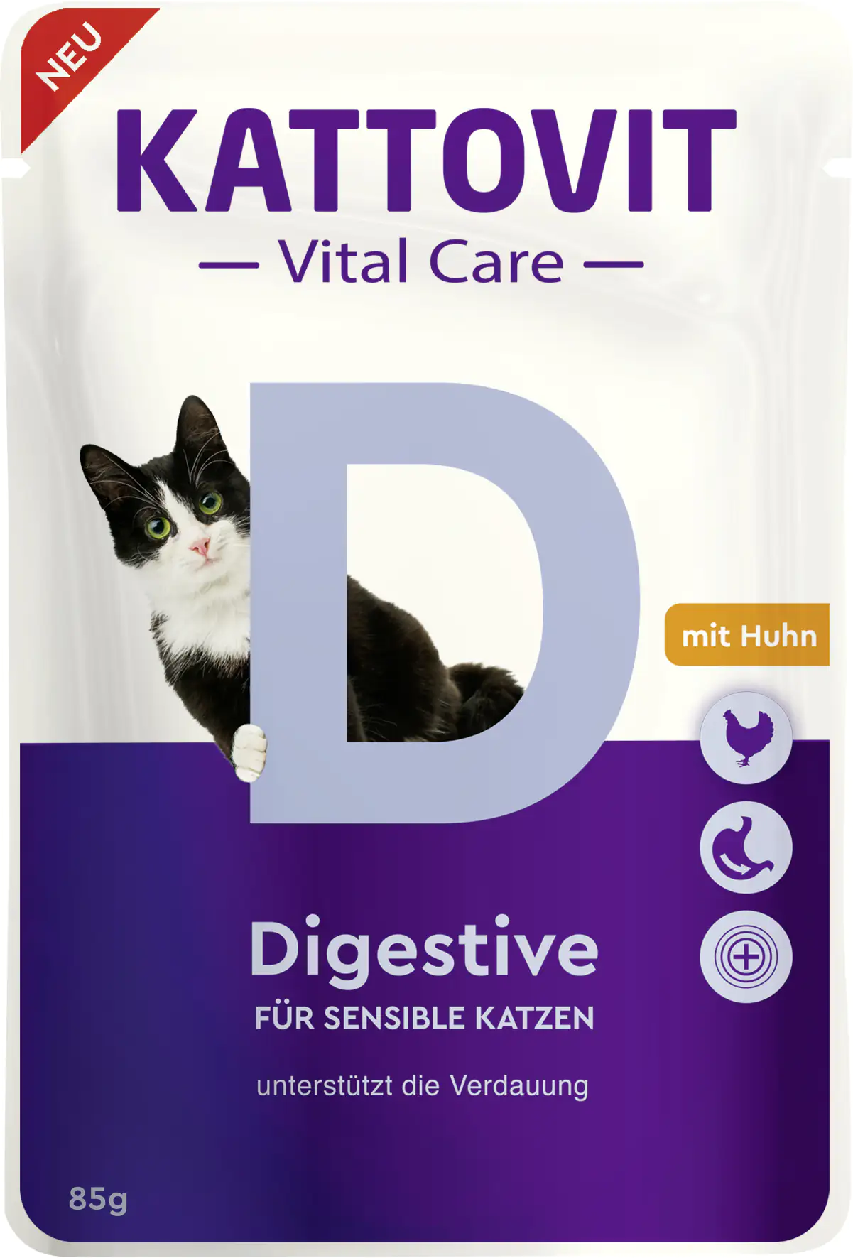 Kattovit Katzennassfutter Diet Vital Care Digestive 85 g