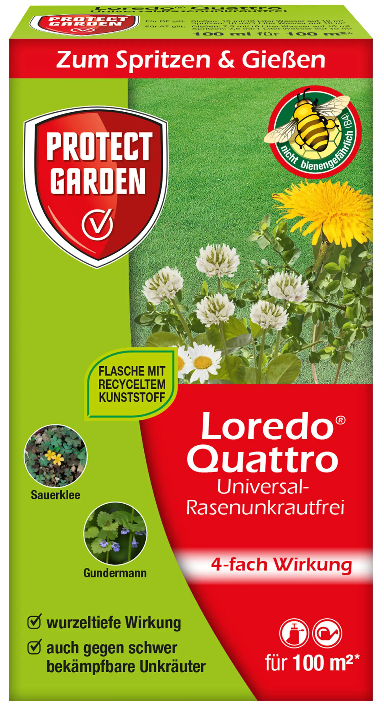 Protect Garden Loredo Quattro Universal Rasenunkrautfrei 100 ml