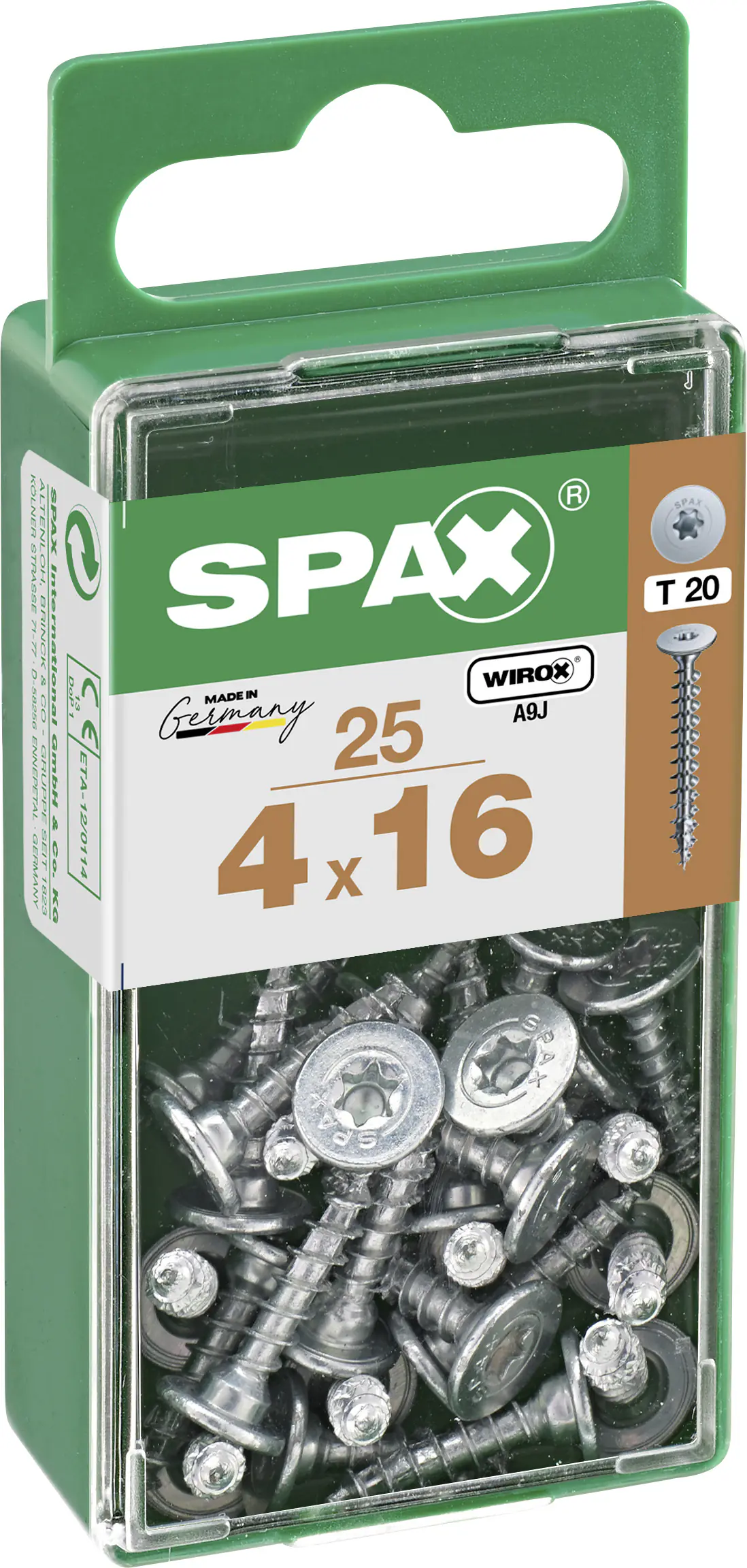 Spax Möbelbauschrauben 4.0 x 16 mm TX 20 - 25 Stk.